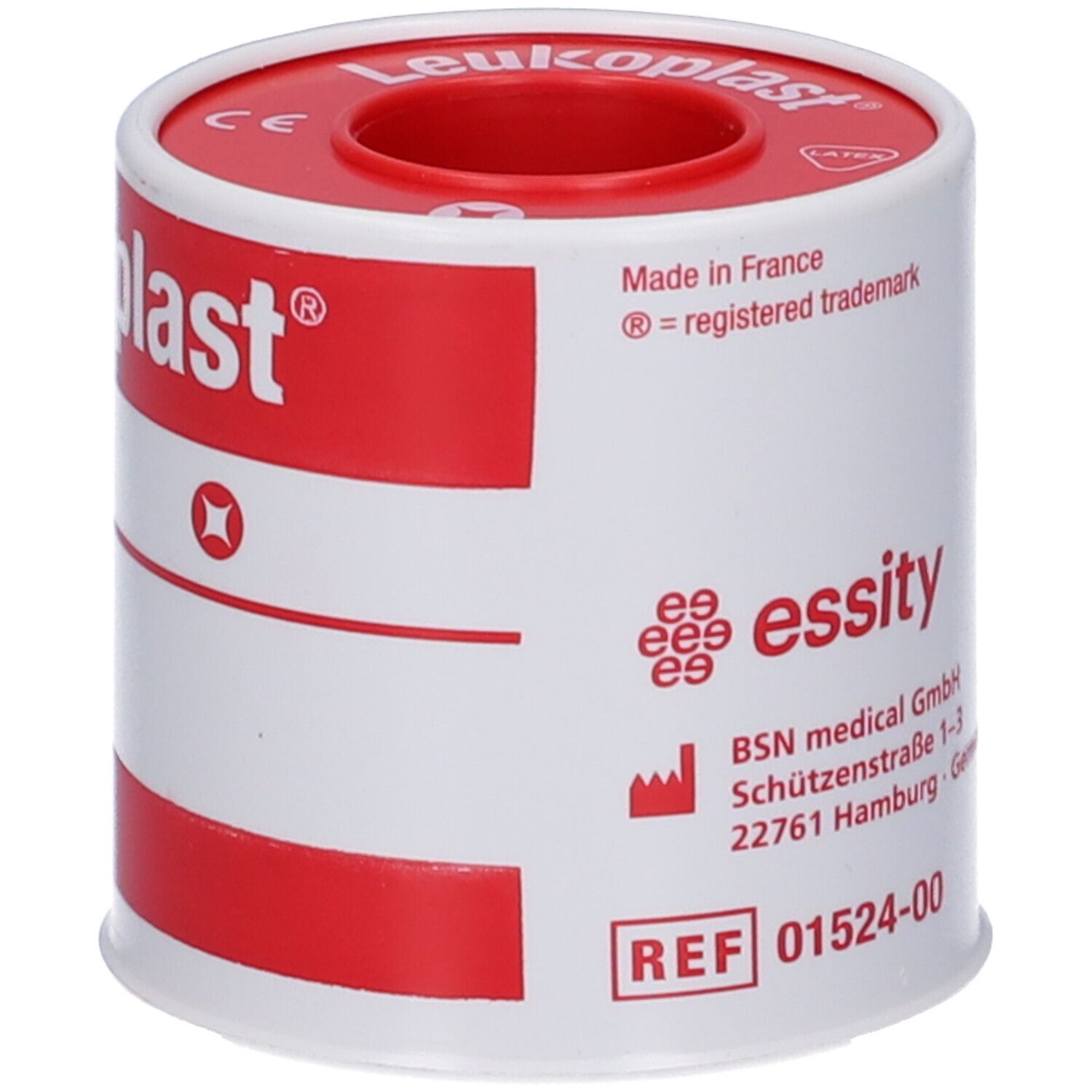 Cerotto Chirurgico Per Fissaggio Medicazioni In Rocchetto Leukoplast Supporto Viscosa Color Pelle Massa Adesiva Caucciu' Ossido Di Zinco 5X500Cm Mutuabile