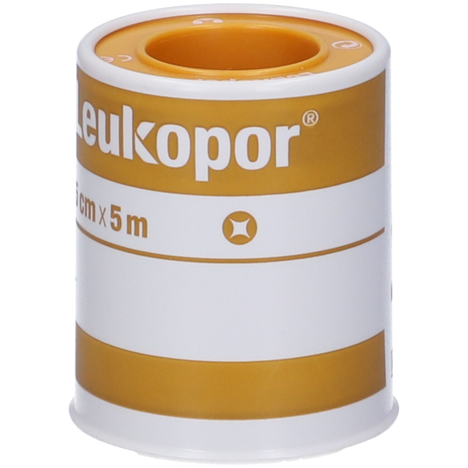 Cerotto Adesivo Ipoallergenico Leukopor. Supporto: Tessuto Non Tessuto Bianco Di Poliestere E Viscosa Adesivo Poliacrilico Senza Resine E Gomme Naturali. 5X5Cm Mutabile
