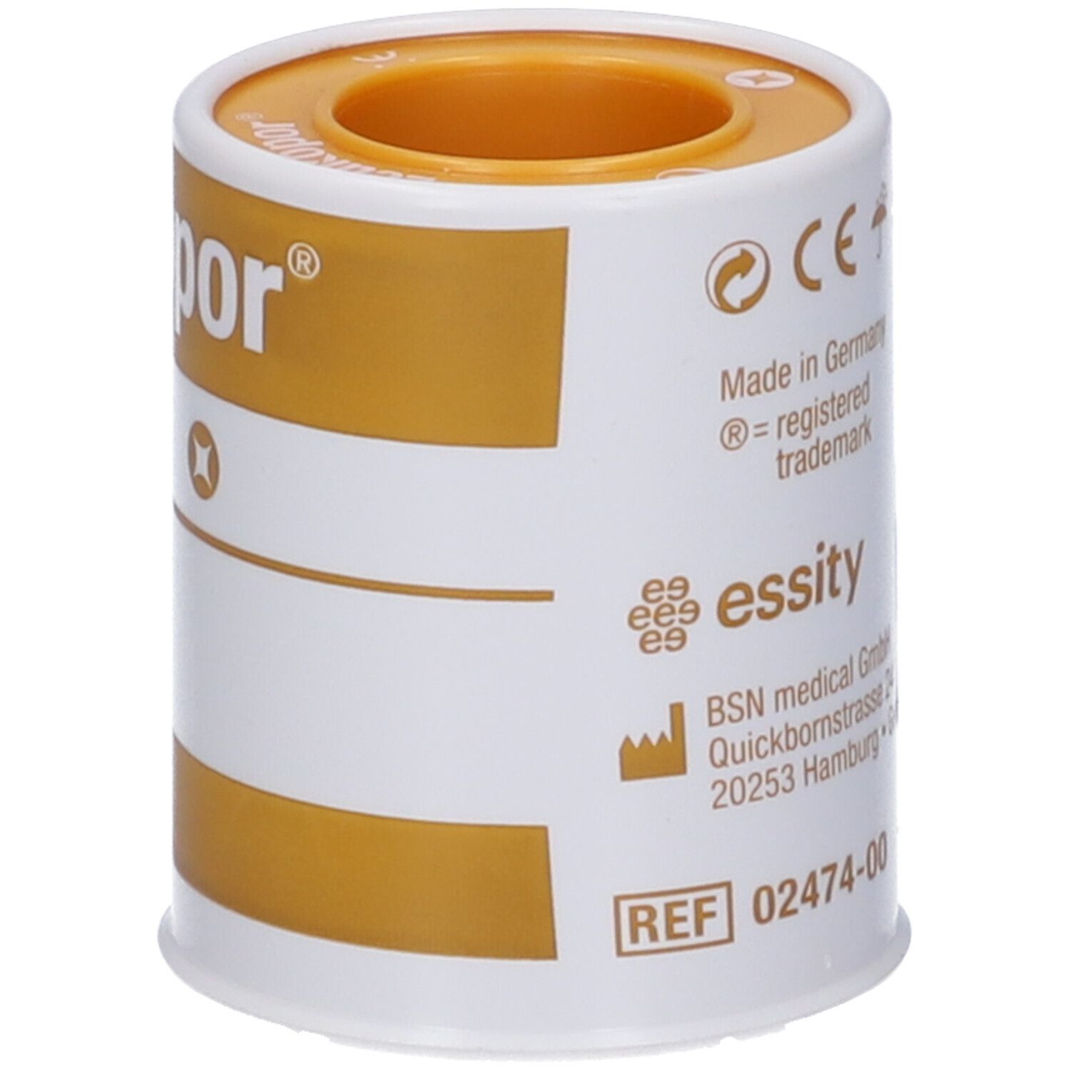 Cerotto Adesivo Ipoallergenico Leukopor. Supporto: Tessuto Non Tessuto Bianco Di Poliestere E Viscosa Adesivo Poliacrilico Senza Resine E Gomme Naturali. 5X5Cm Mutabile