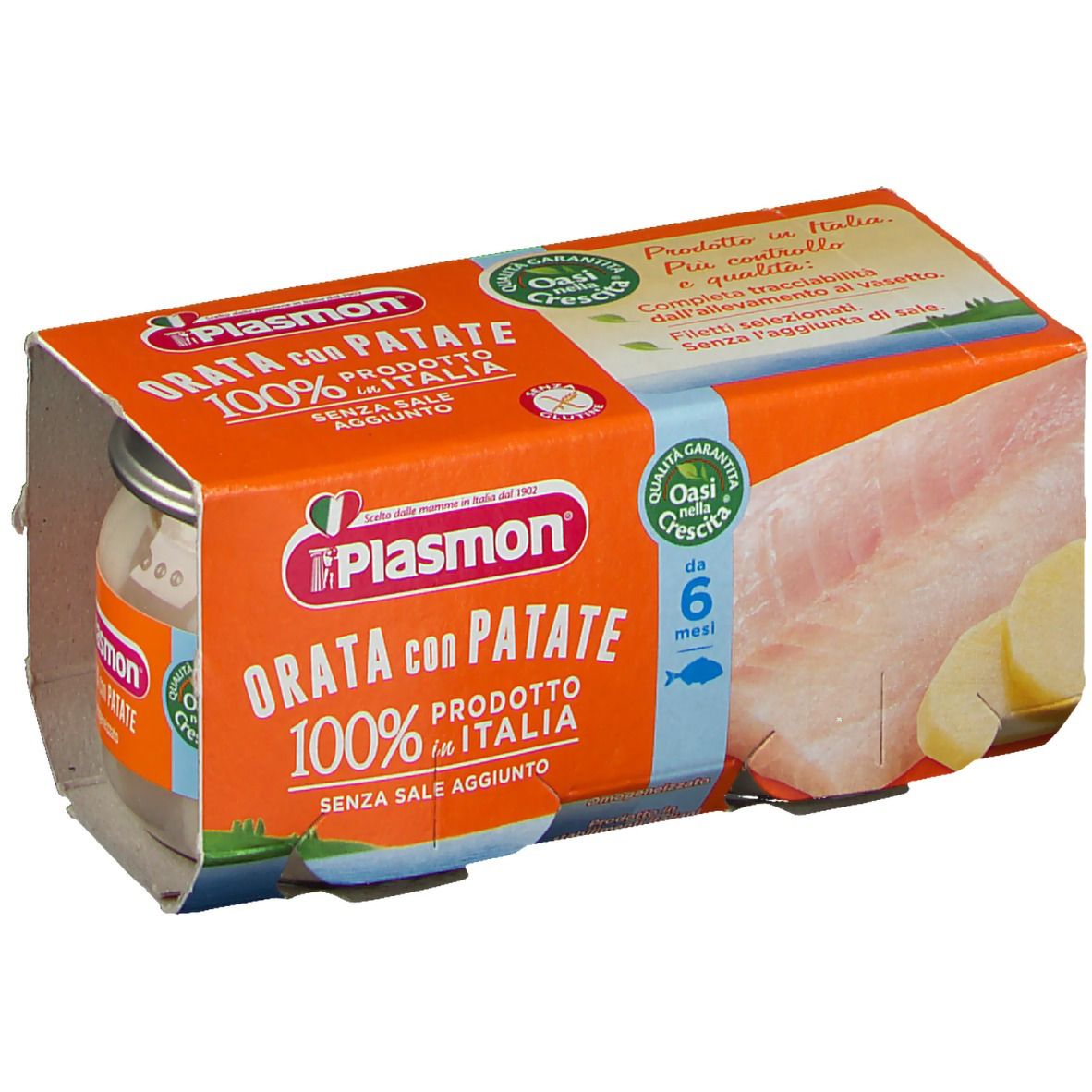 Plasmon® Omogeneizzato Orata con Patate