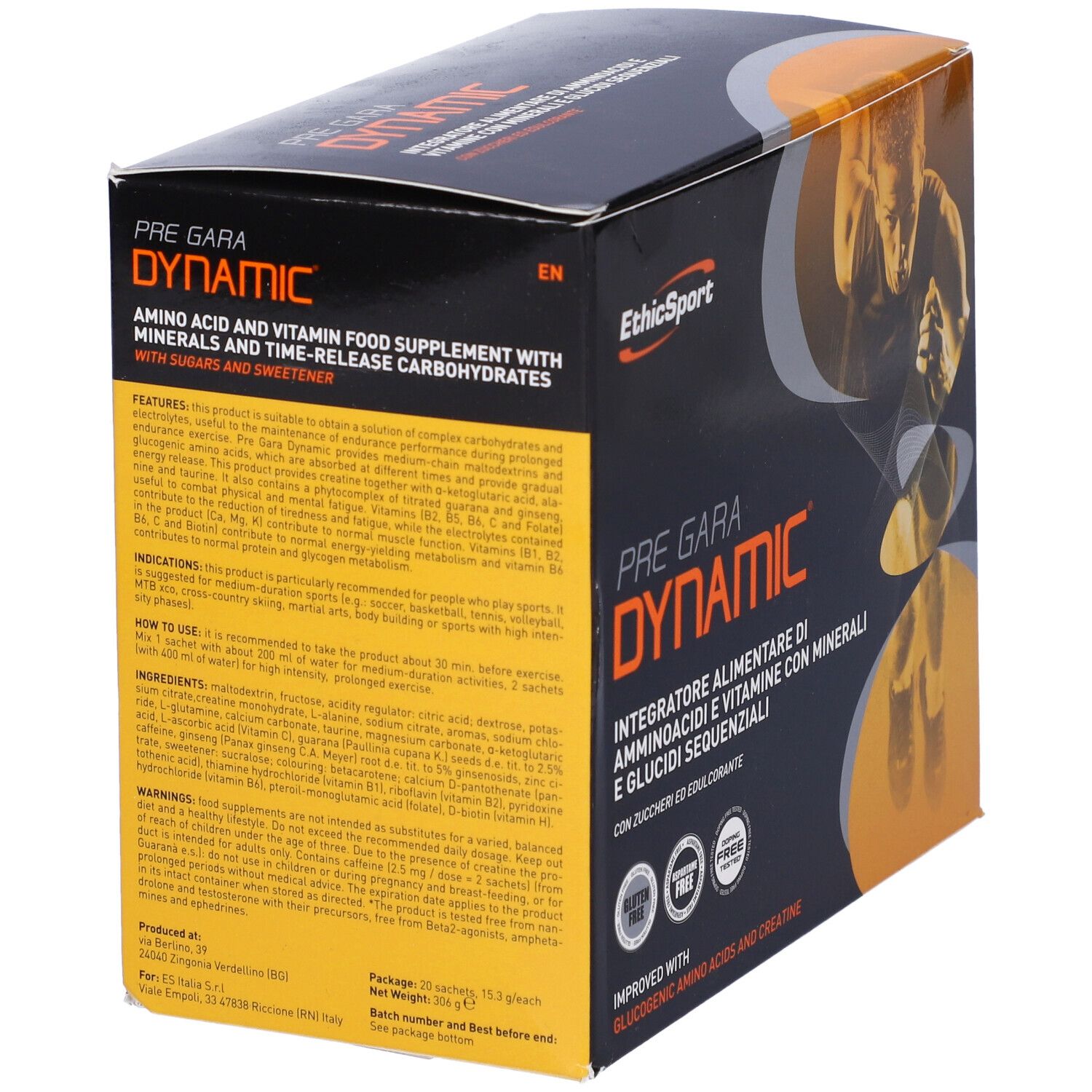 Ethicsport Pre Gara Dynamic 20 Bustine