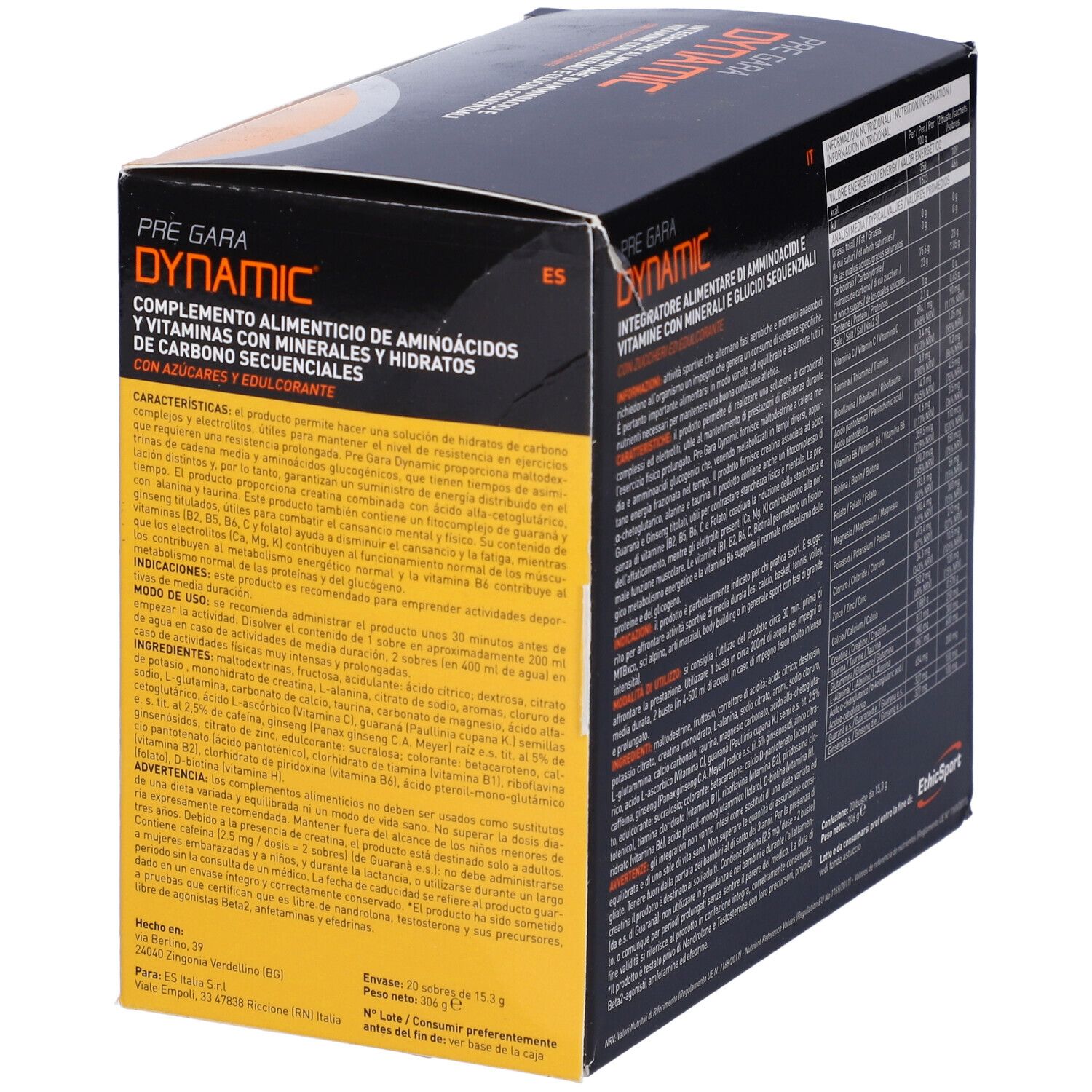 Ethicsport Pre Gara Dynamic 20 Bustine