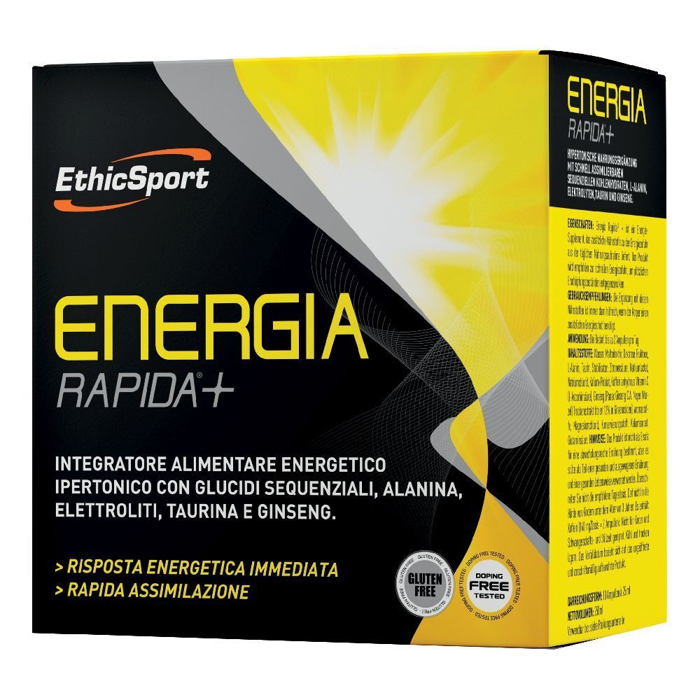 Ethicsport Energia Rapida+ 10 Flaconcini 25 Ml