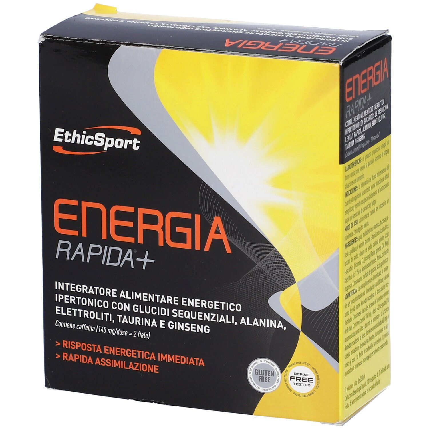 Ethicsport Energia Rapida+ 10 Flaconcini 25 Ml