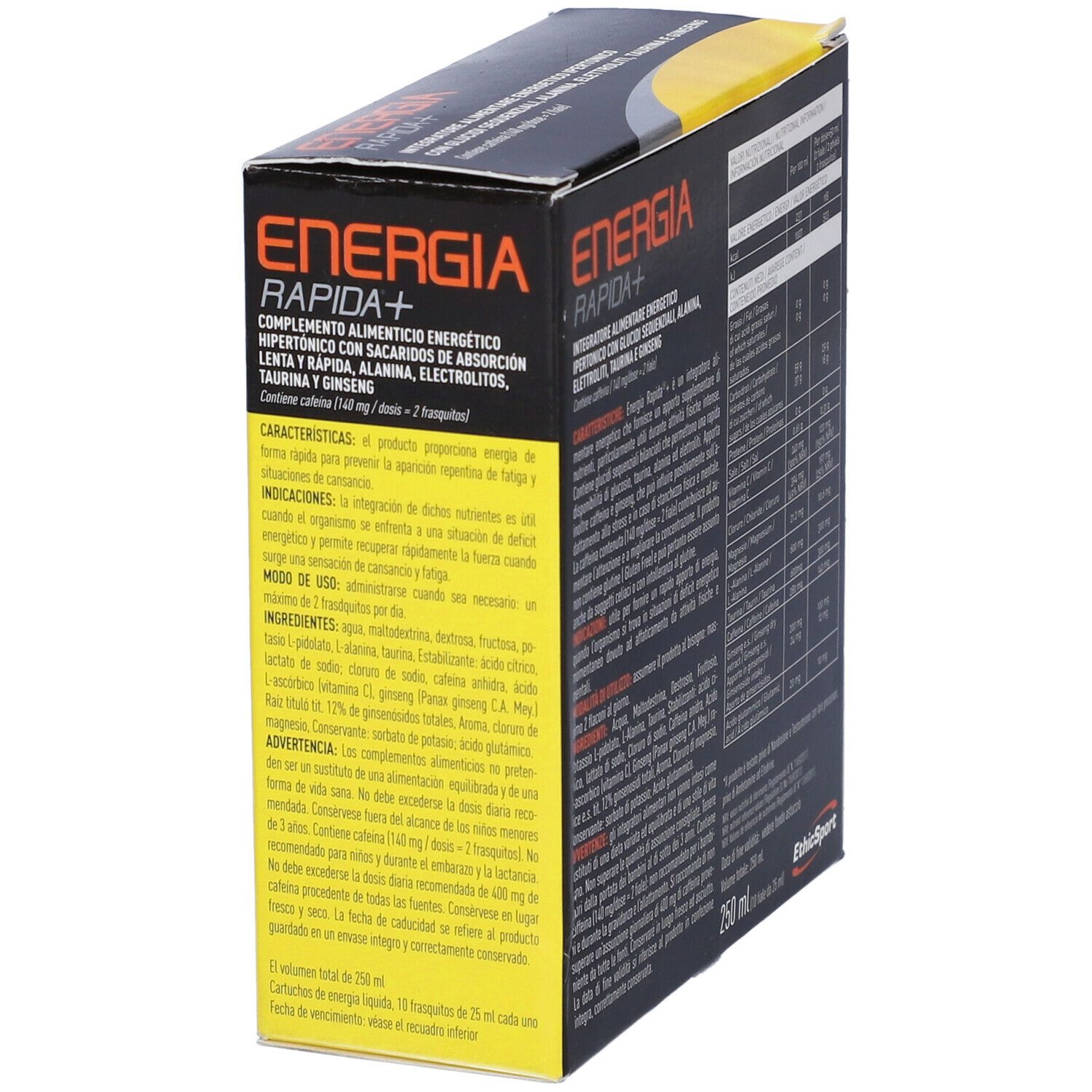 Ethicsport Energia Rapida+ 10 Flaconcini 25 Ml