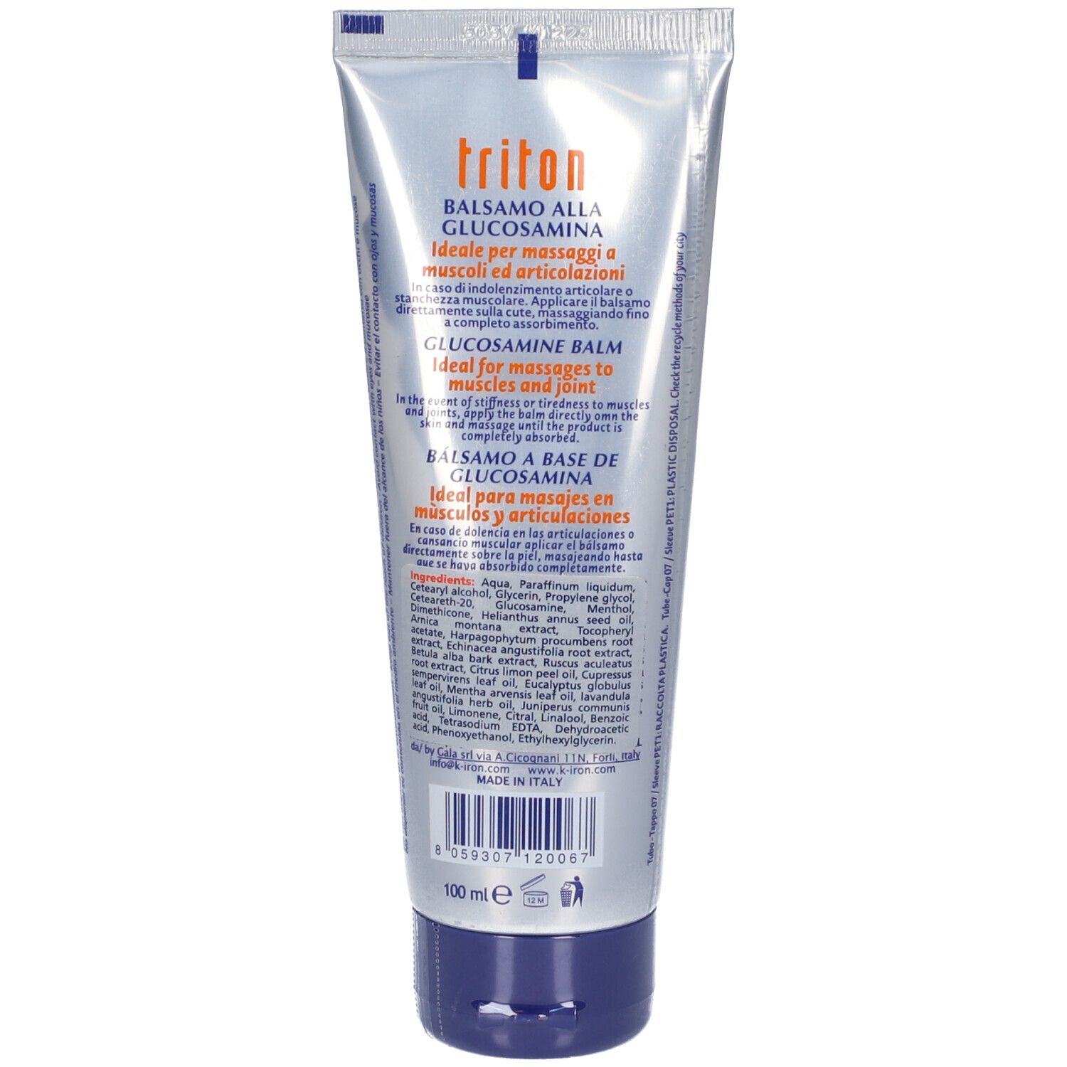 Kiron Triton Balsamo Massaggio 100 Ml