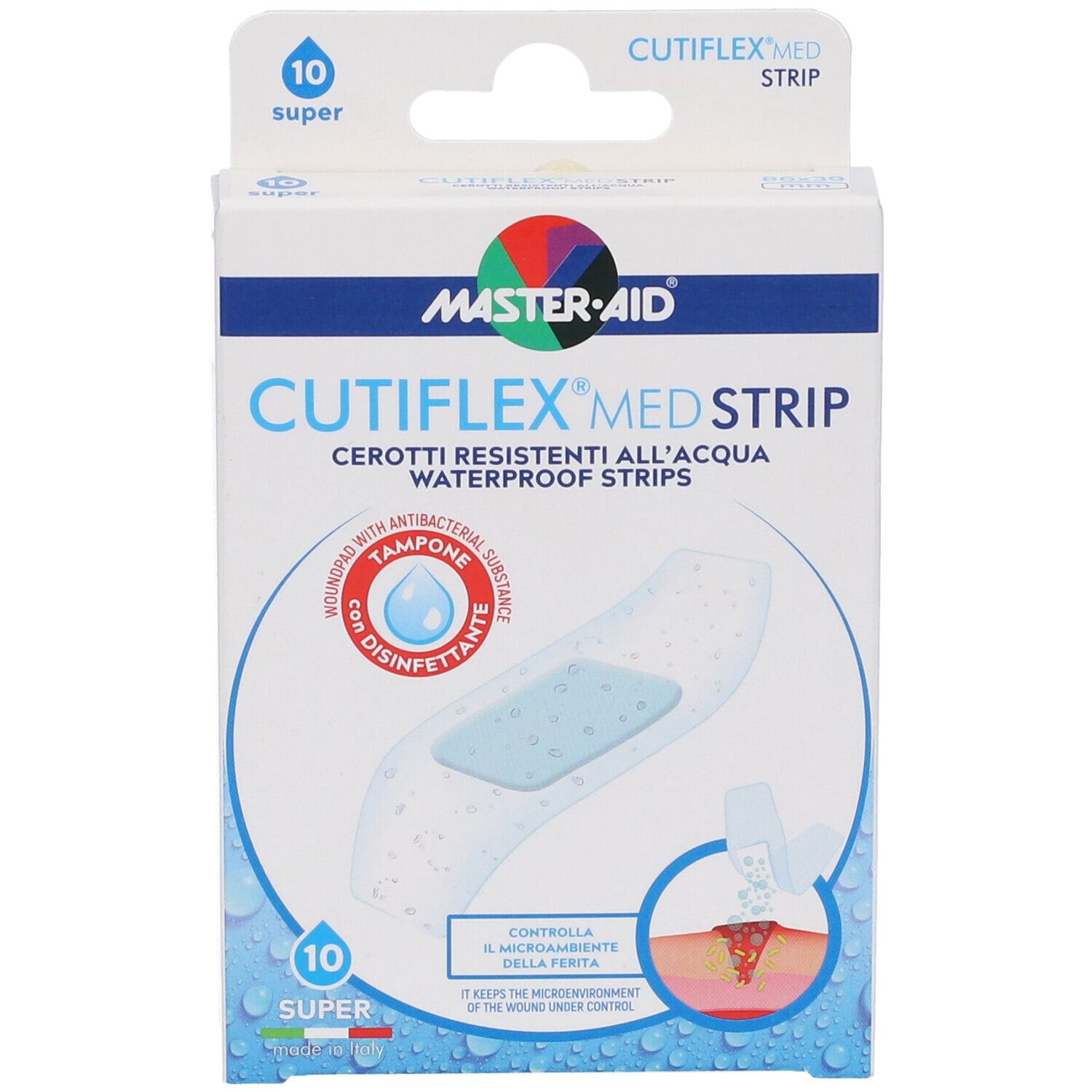 Master-Aid® Cutiflex® Strip Waterproof 86 x 39 mm
