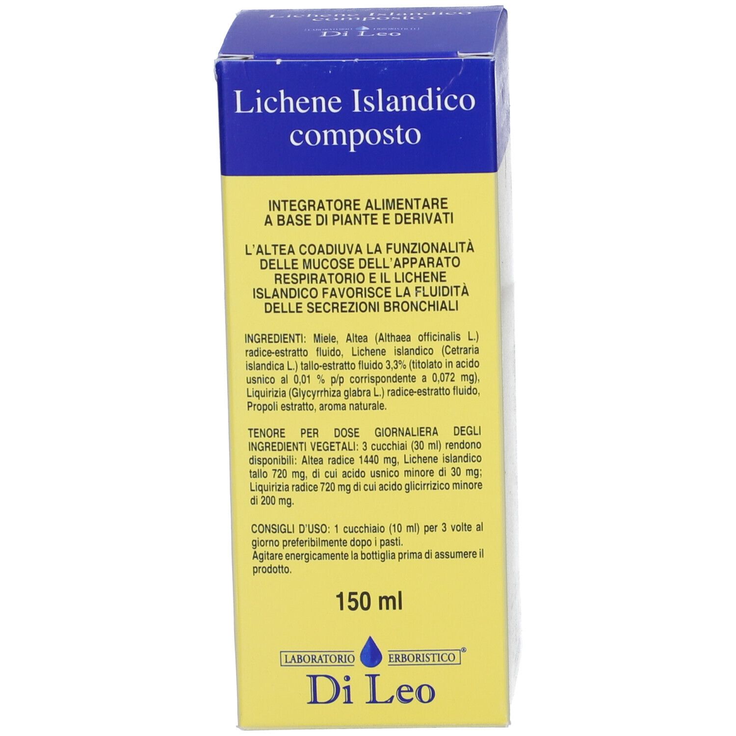 Preparato Lichene Islandico Co