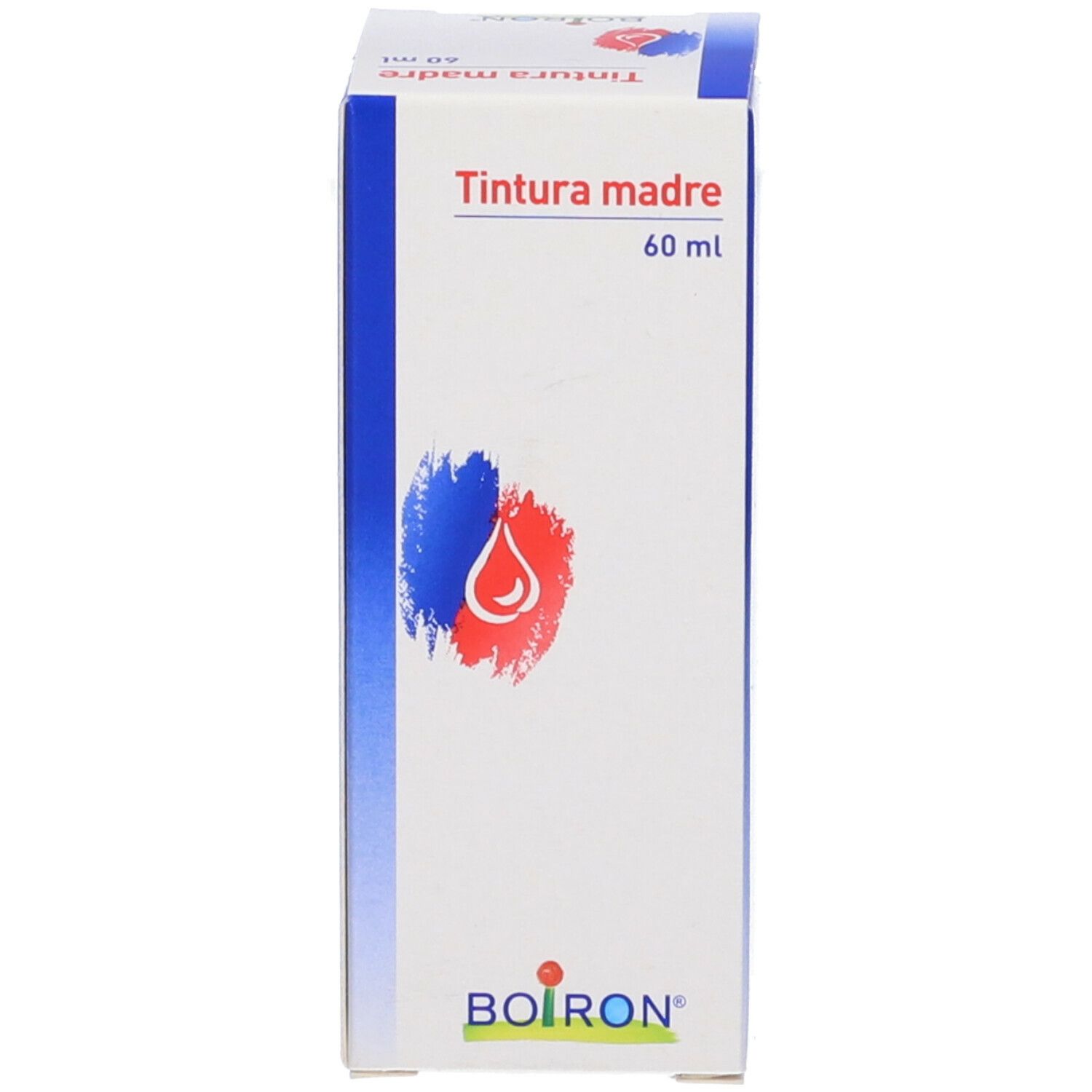 Scatola con scritta: Tinctura madre, 60 ml, logo BOIRON.