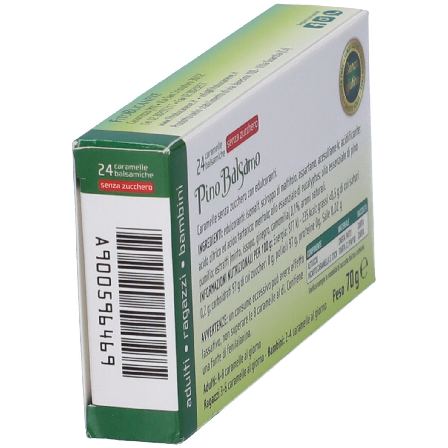 Pino Caramelle Con Aspartame 24 Tavolette