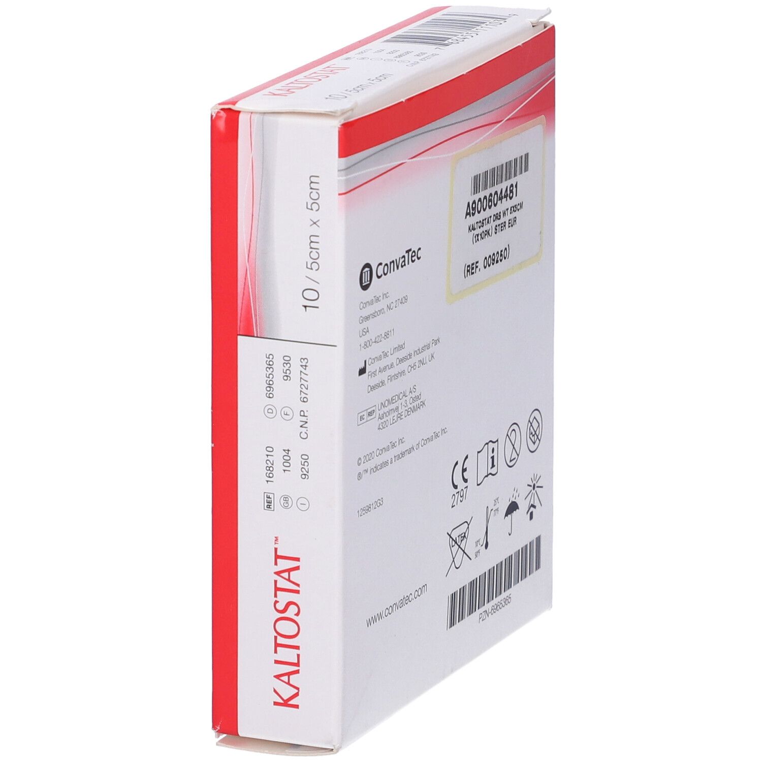 Medicazione In Alginato Di Calcio E Sodio Soffice Sterile Favorisce La Riparazione Tissutale Kaltostat 5X5Cm 10 Pezzi