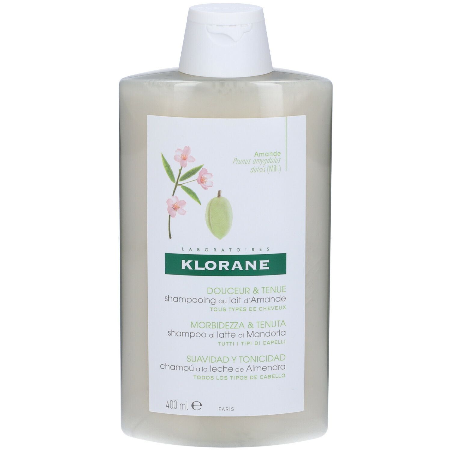 KLORANE Morbidezza & Tenuta Shampoo al latte di Mandorla