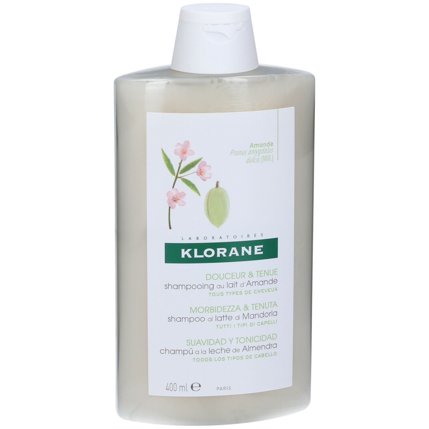 KLORANE Morbidezza & Tenuta Shampoo al latte di Mandorla