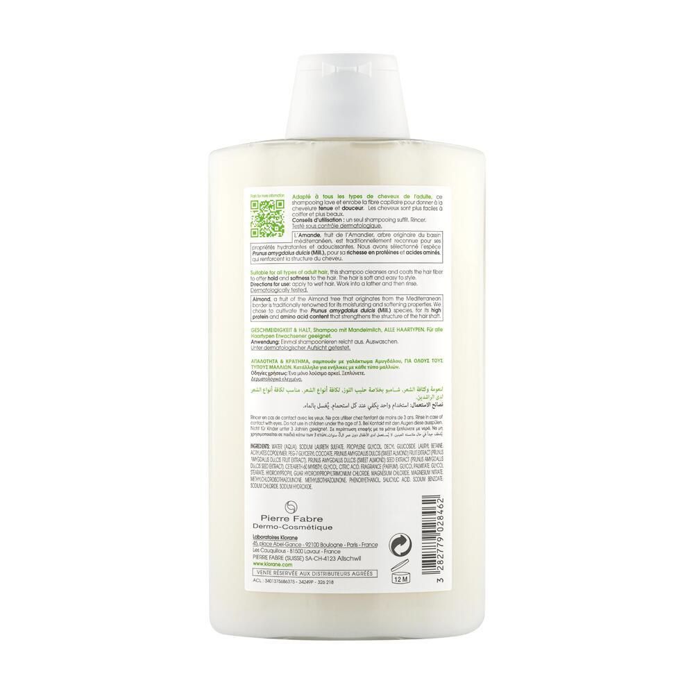 KLORANE Morbidezza & Tenuta Shampoo al latte di Mandorla