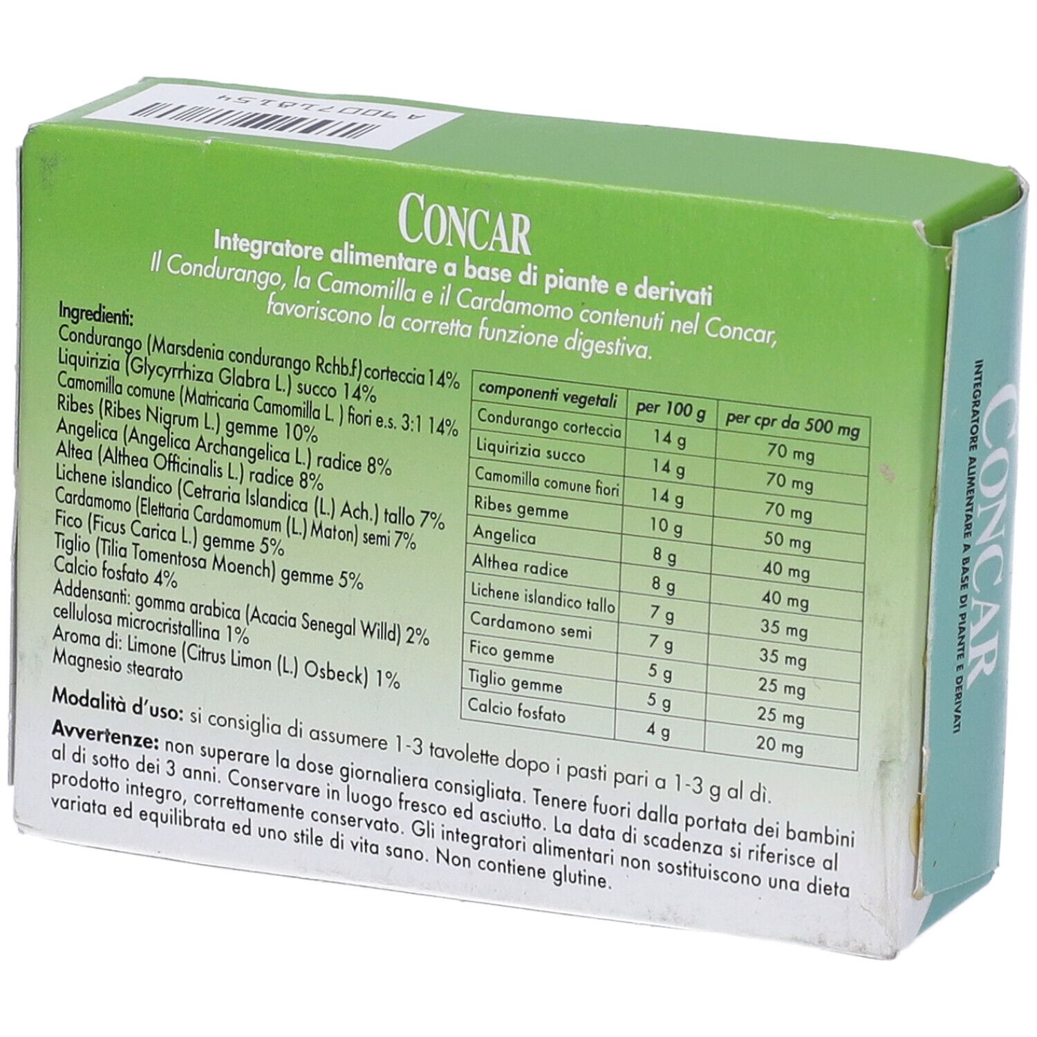 Concar 50 Tavolette 0,5 G 782