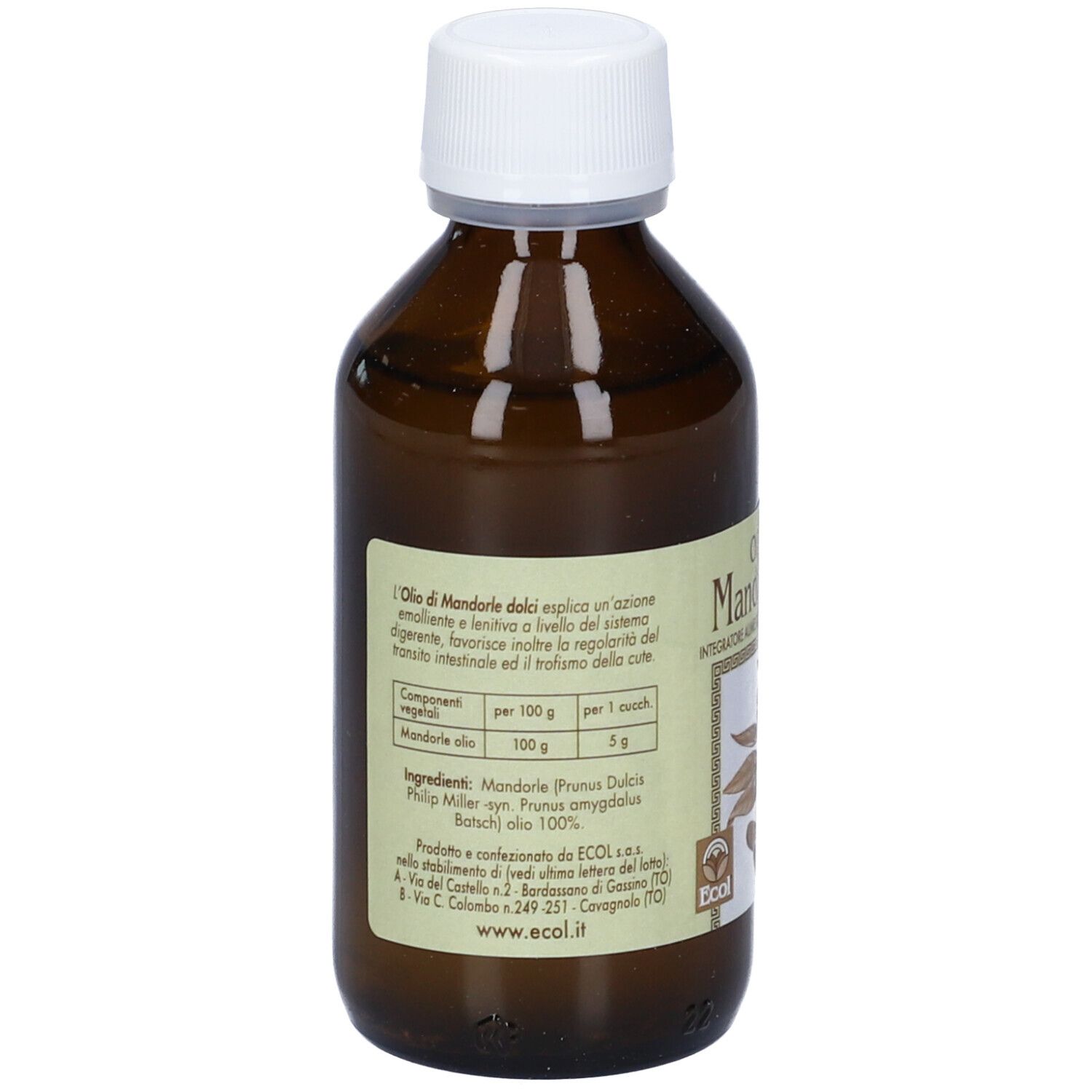 Olio Mandorle Dolci 100 Ml