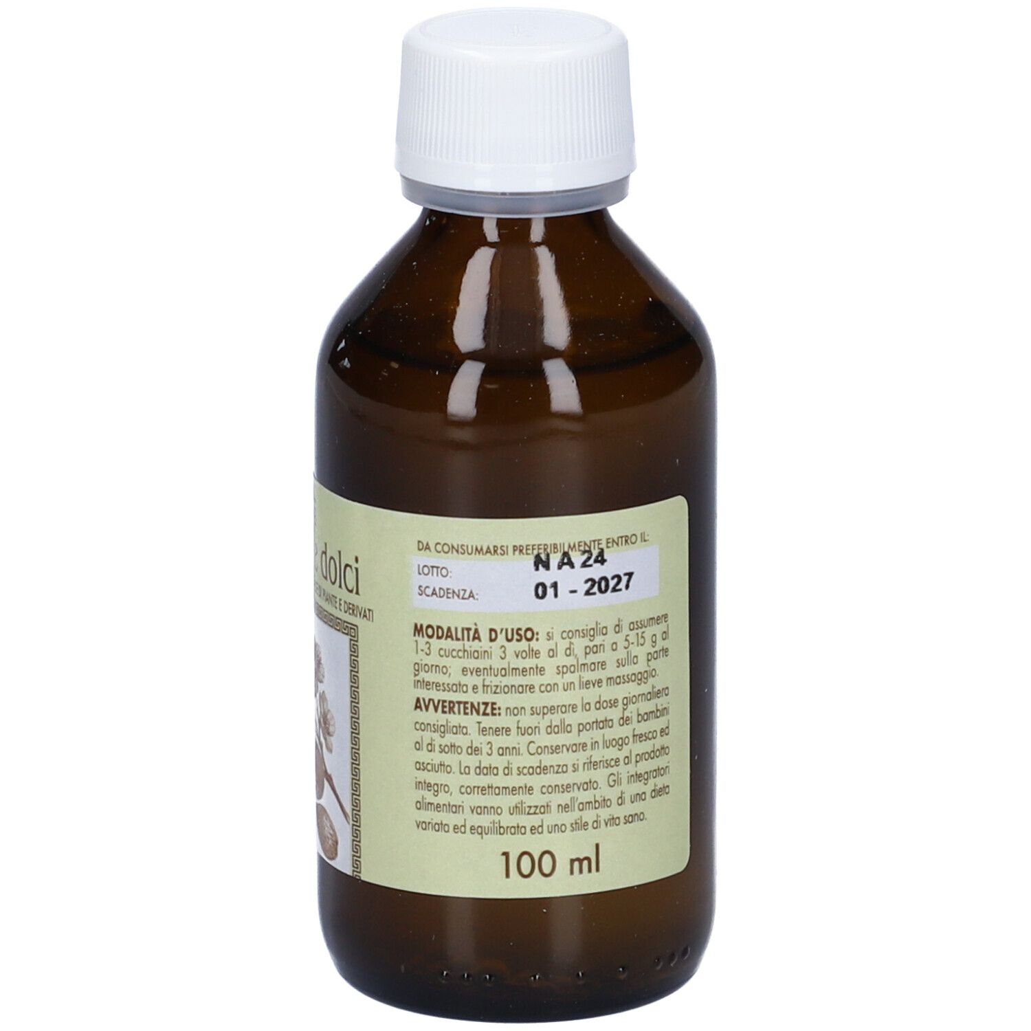 Olio Mandorle Dolci 100 Ml