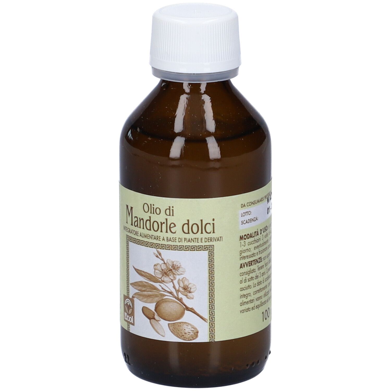 Olio Mandorle Dolci 100 Ml