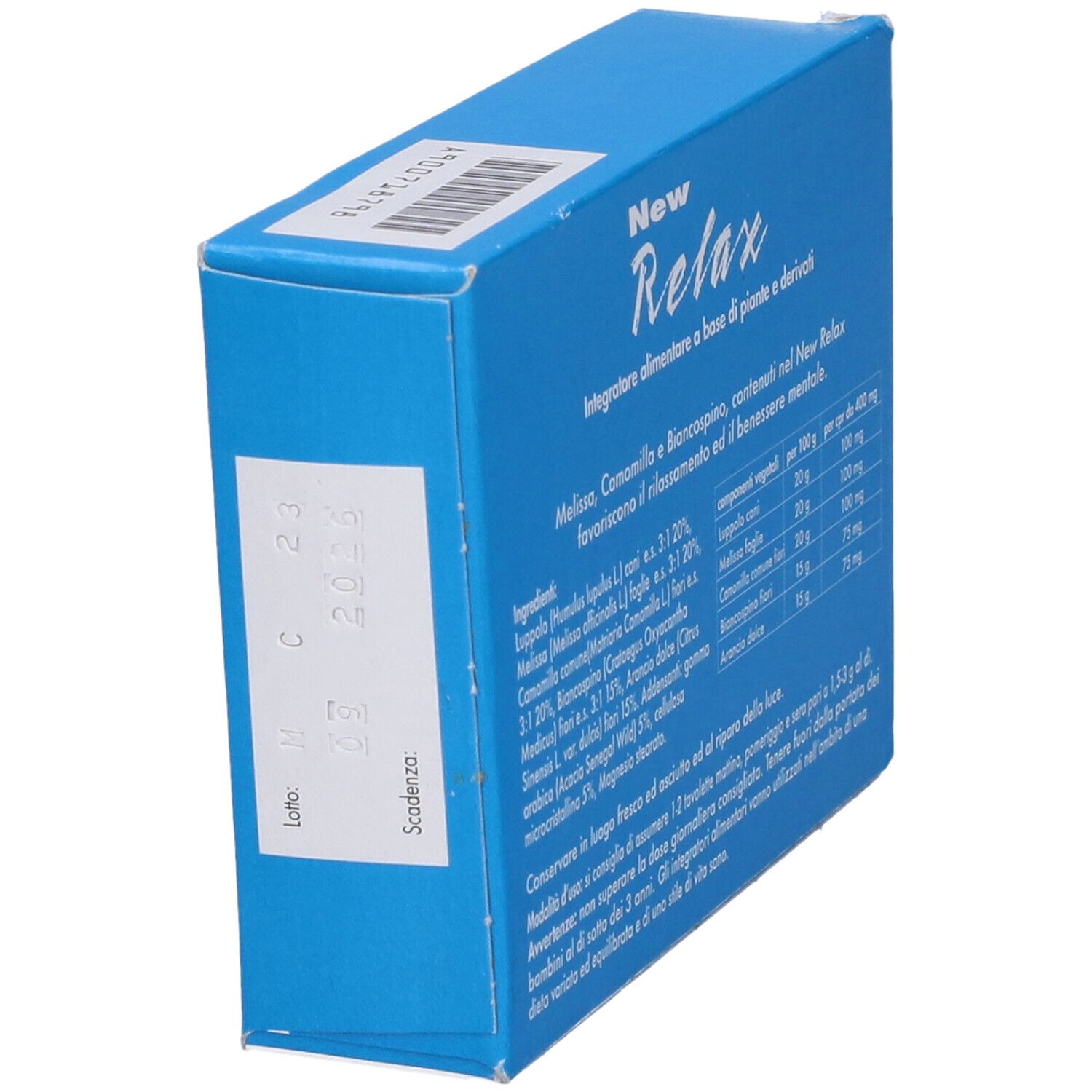 New Relax 50 Tavolette 783
