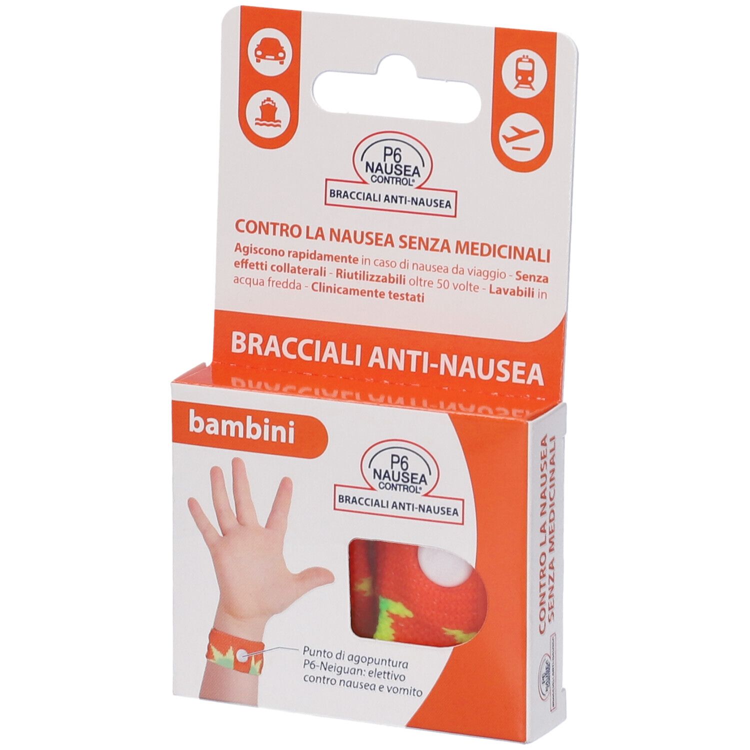 P6 Nausea Control Bracciale Antinausea Bambini