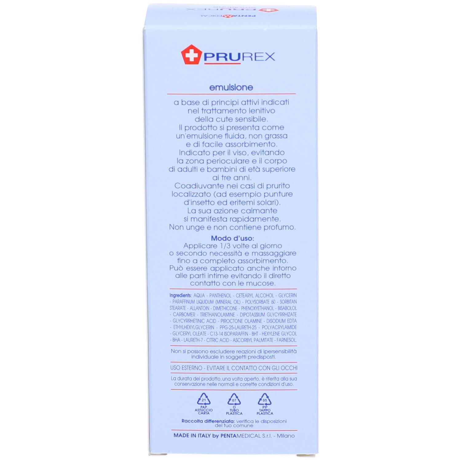 Prurex Emulsione Pelli Sensibili 75 Ml