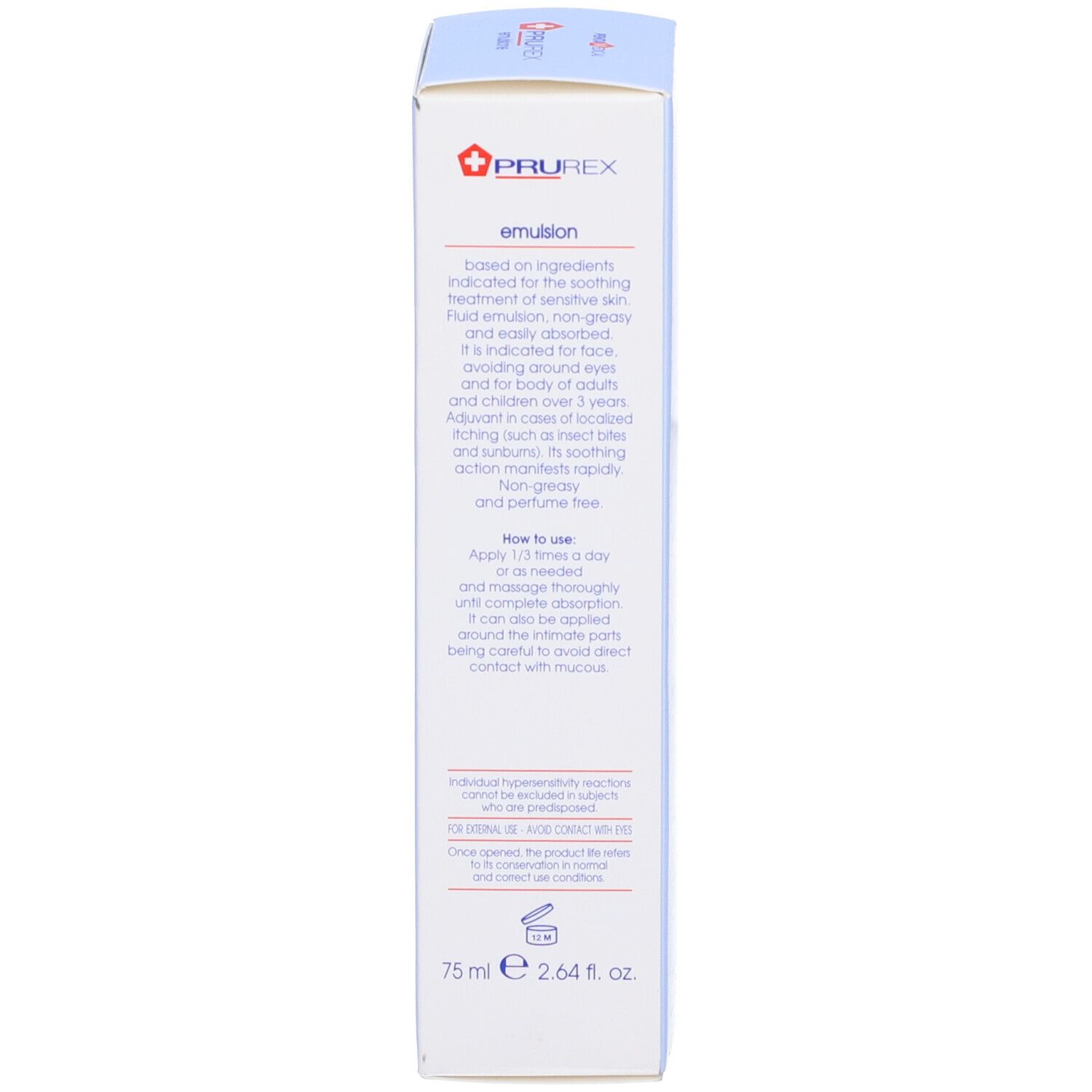 Prurex Emulsione Pelli Sensibili 75 Ml
