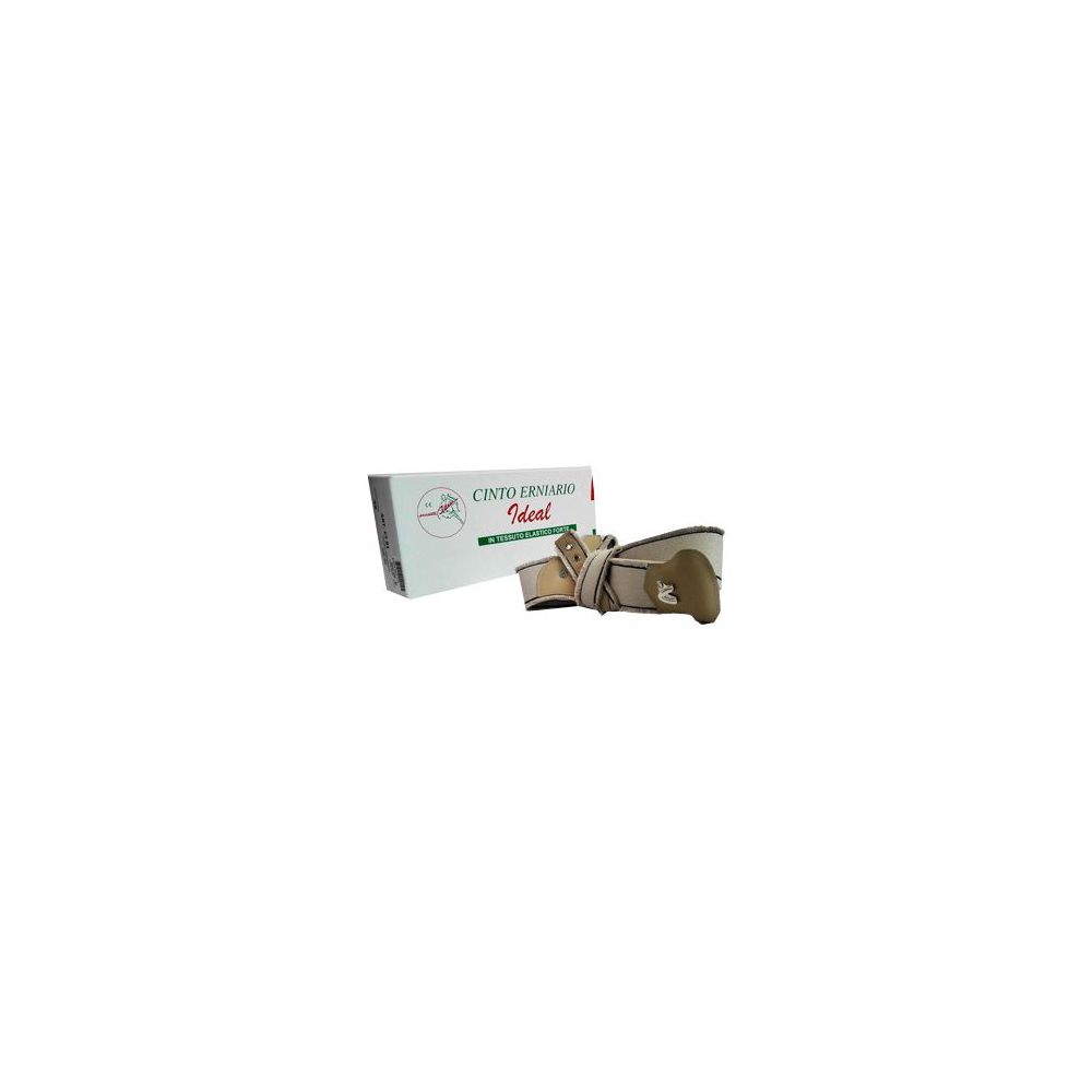 Cinto Erniario Ideal In Tessuto Elastico Forte Destro Grigio Frangiato 100 Cm