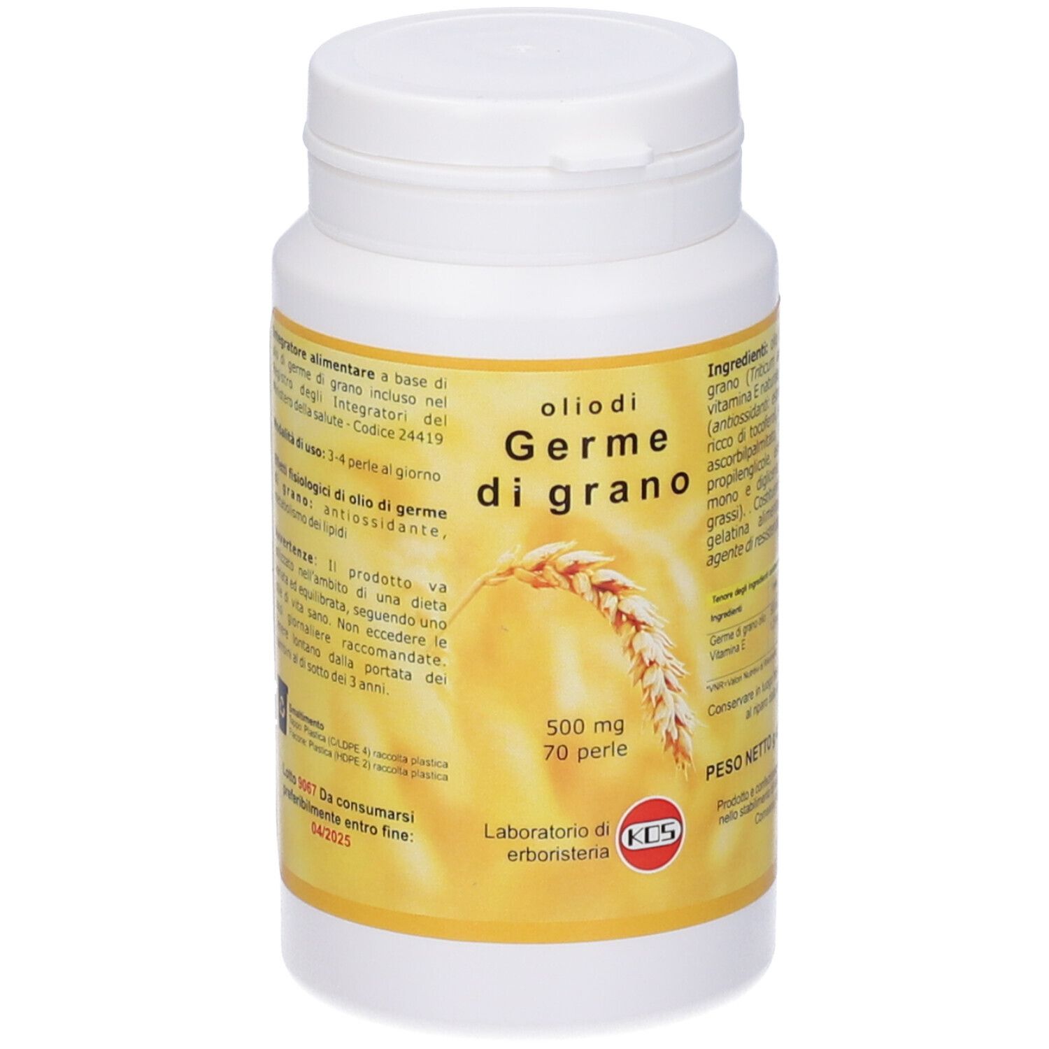 KOS Olio di Germe Grano Perle