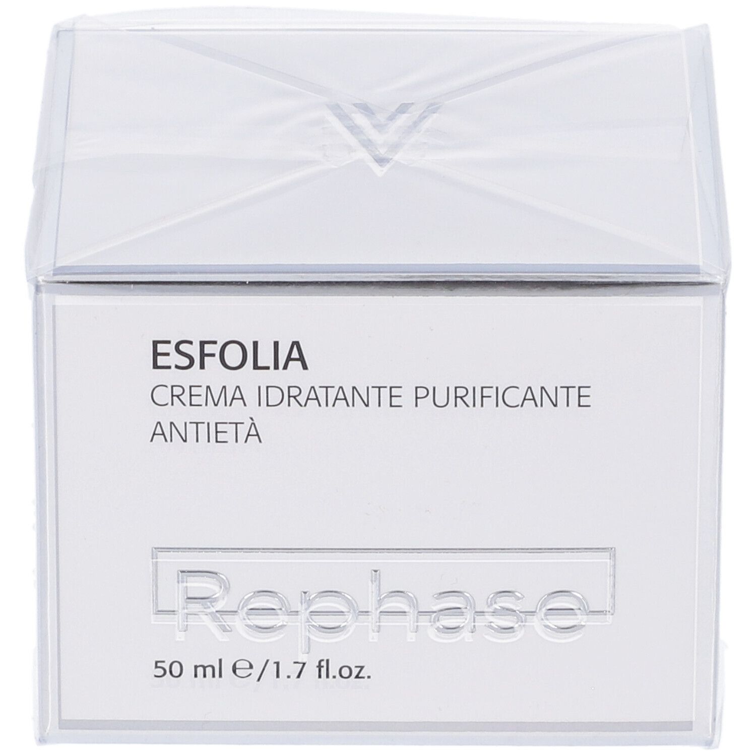 Rephase Esfolia Crema: Crema idratante purificante anti-età, 50 ml.