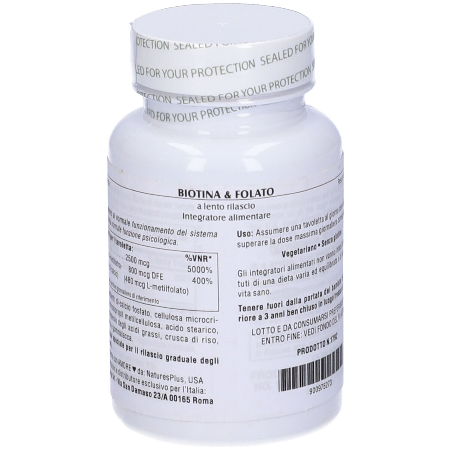 Biotina Con Acido Folico 30 Tavolette