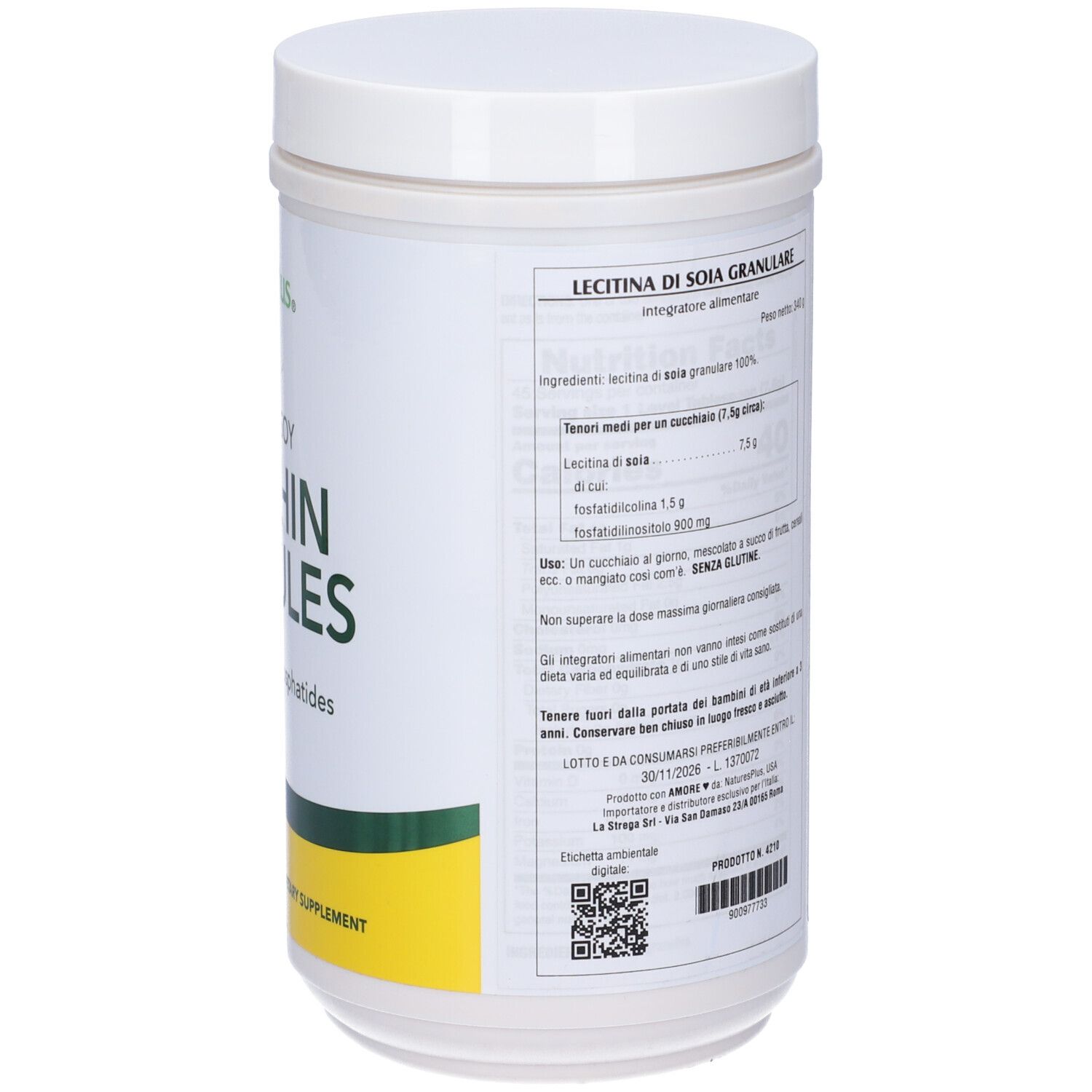 Lecitina Granulato 340 G