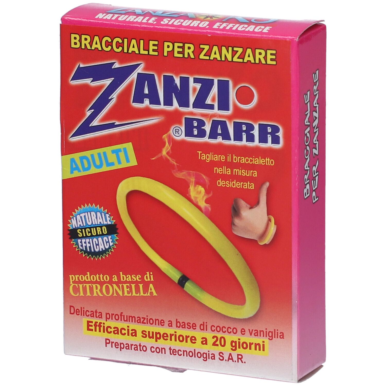 Zanzi Barr Bracciale Insettorepellente Adulti