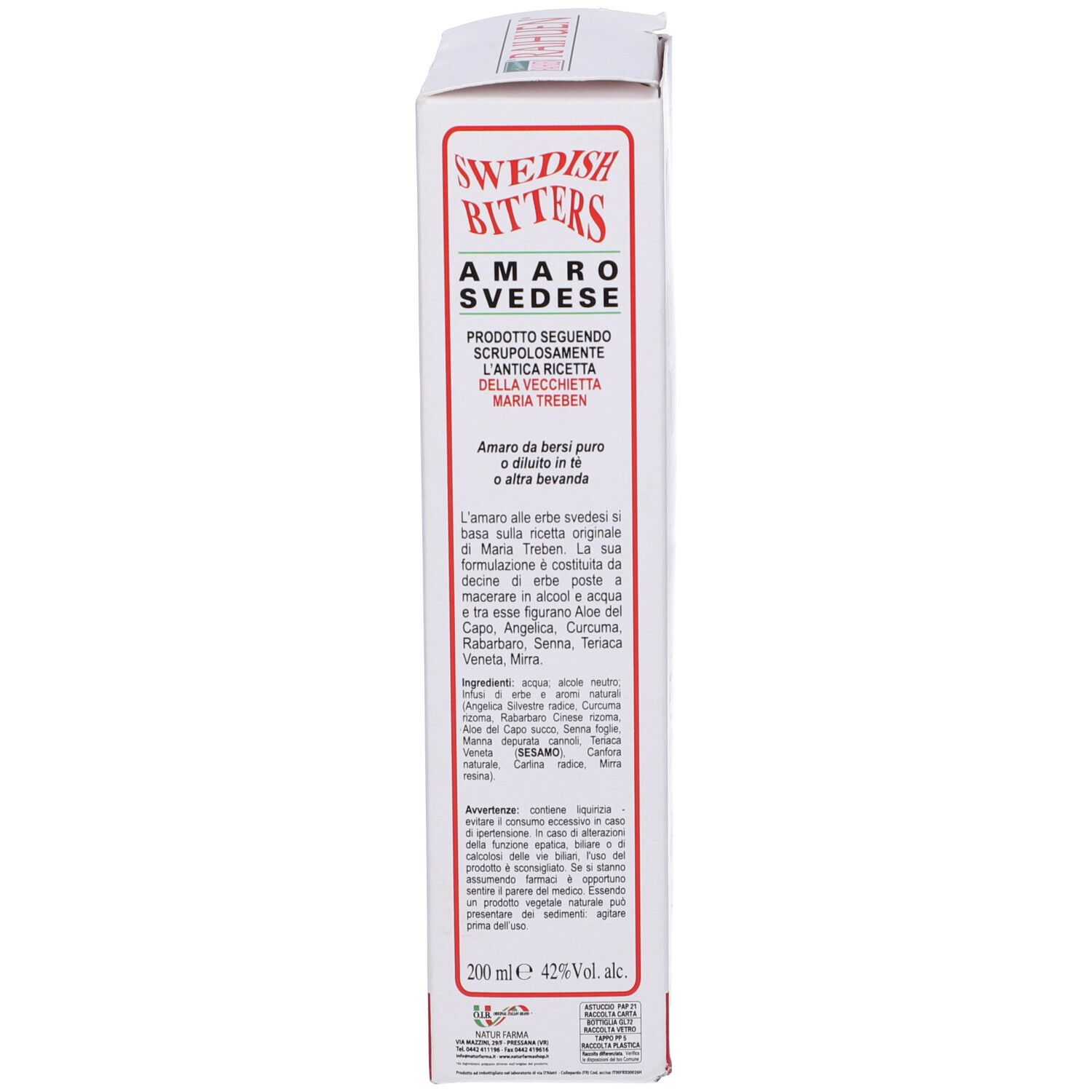 Raihuen Amaro Svedese 200 Ml