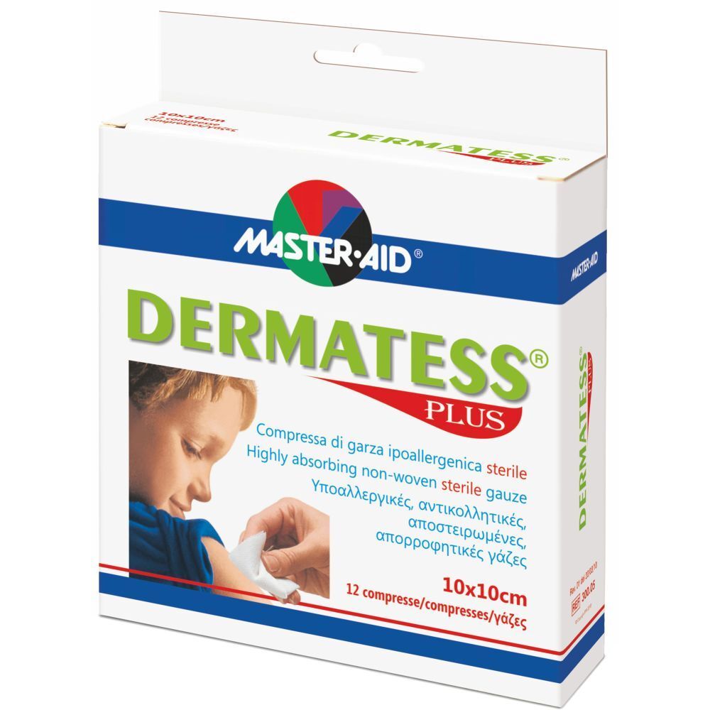 Master-Aid® Dermatess® Plus 5 x 9 cm Garza ipoallergenica sterile