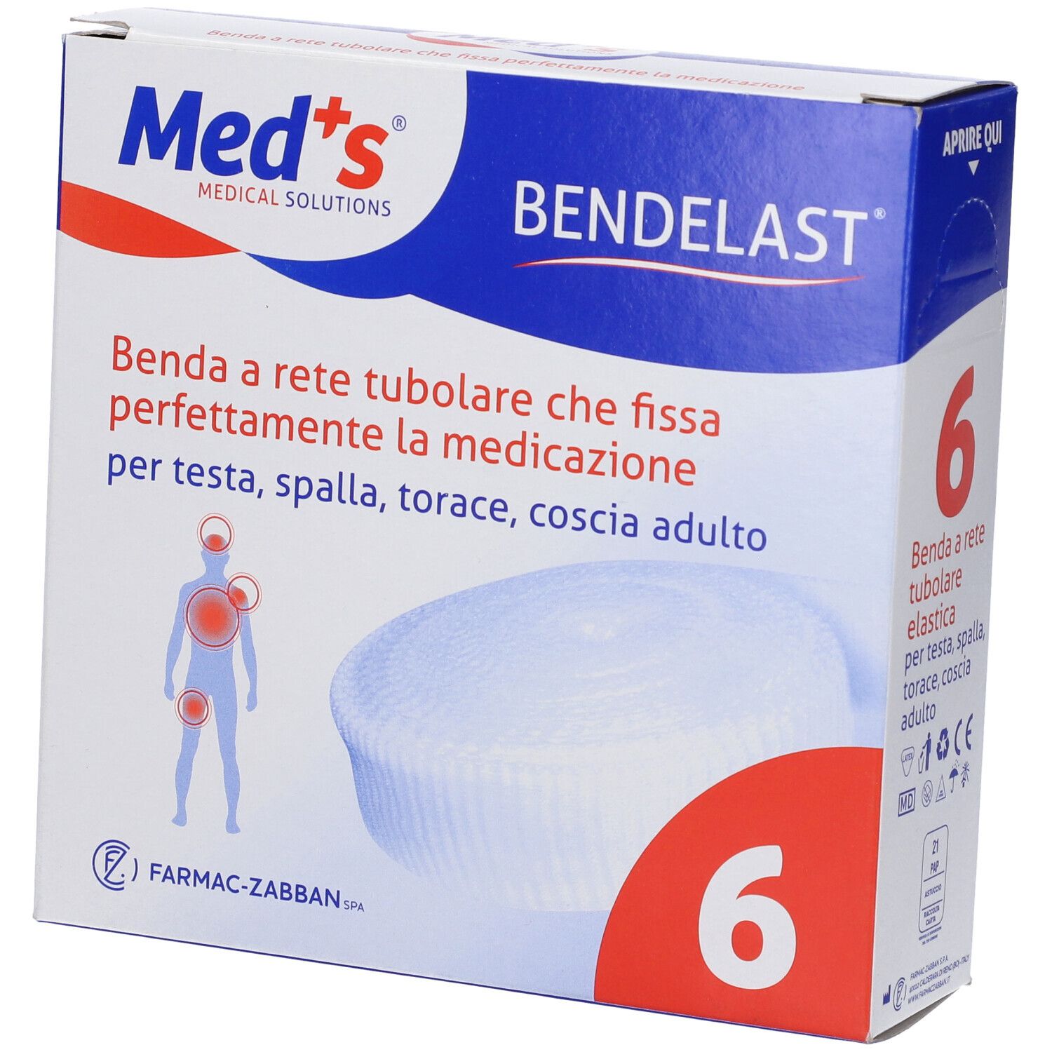 Benda Elastica Bendelast Calibro 6 25M