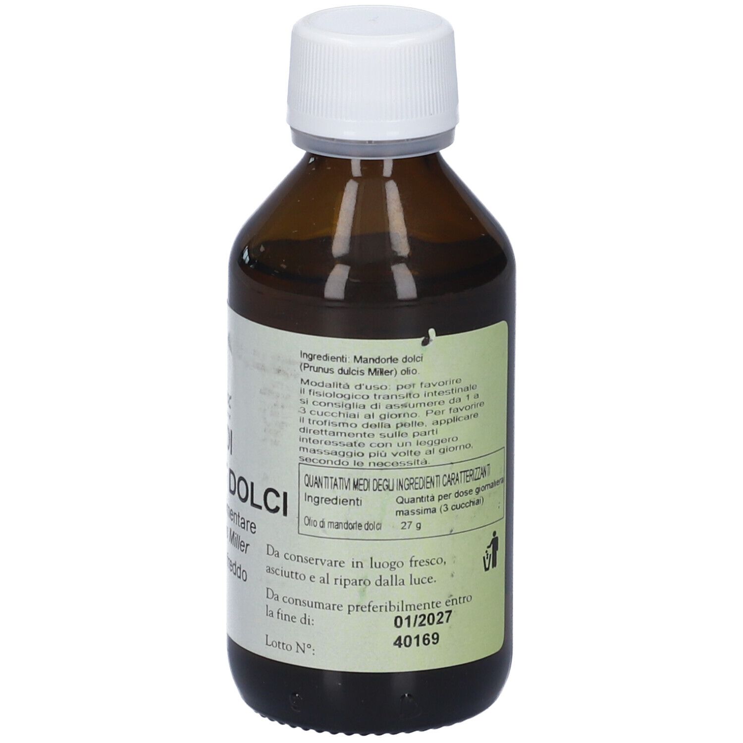 Erbex Olio di Mandorle Dolci