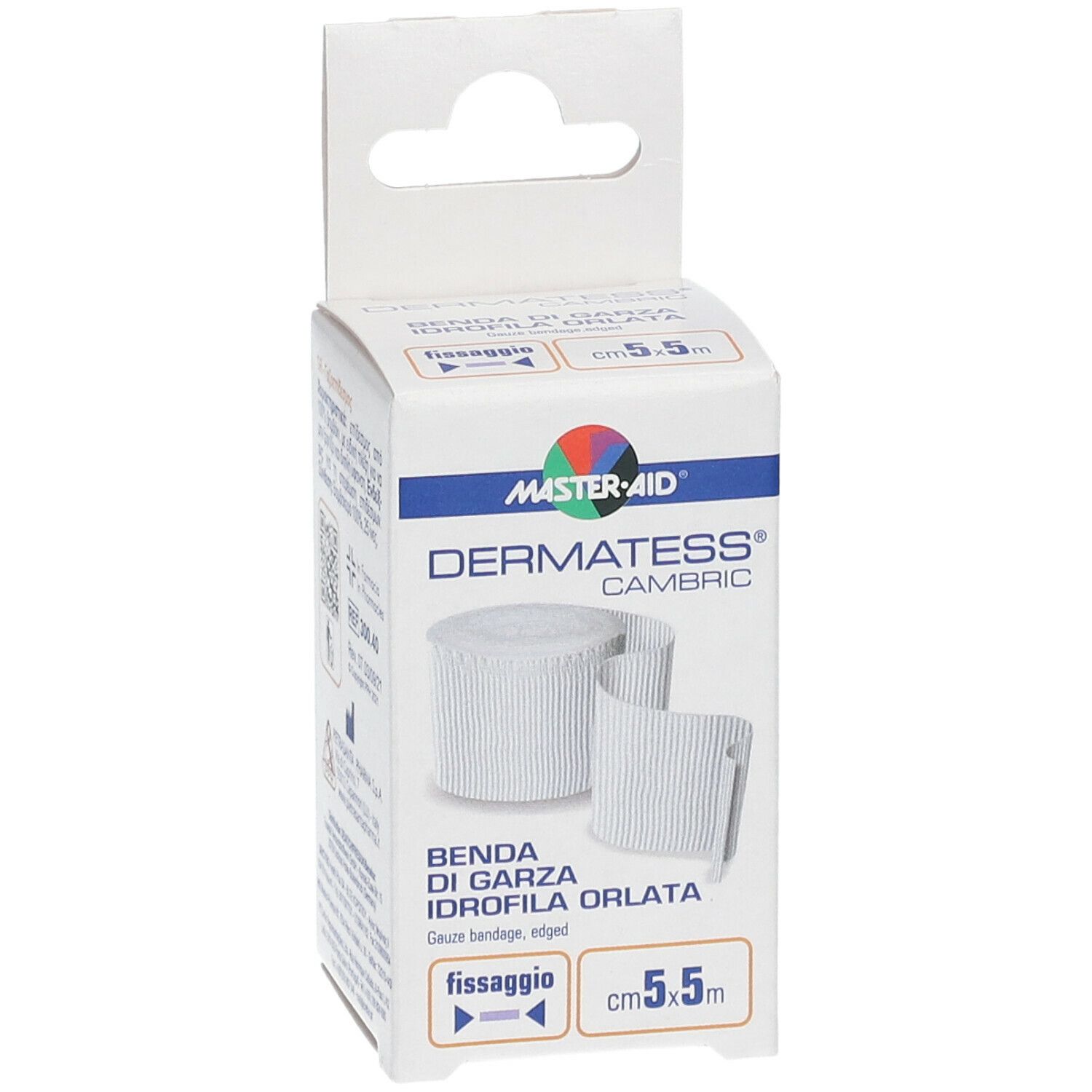 Master-Aid® Dermatess® Cambric 5 cm x 5 m Benda di garza