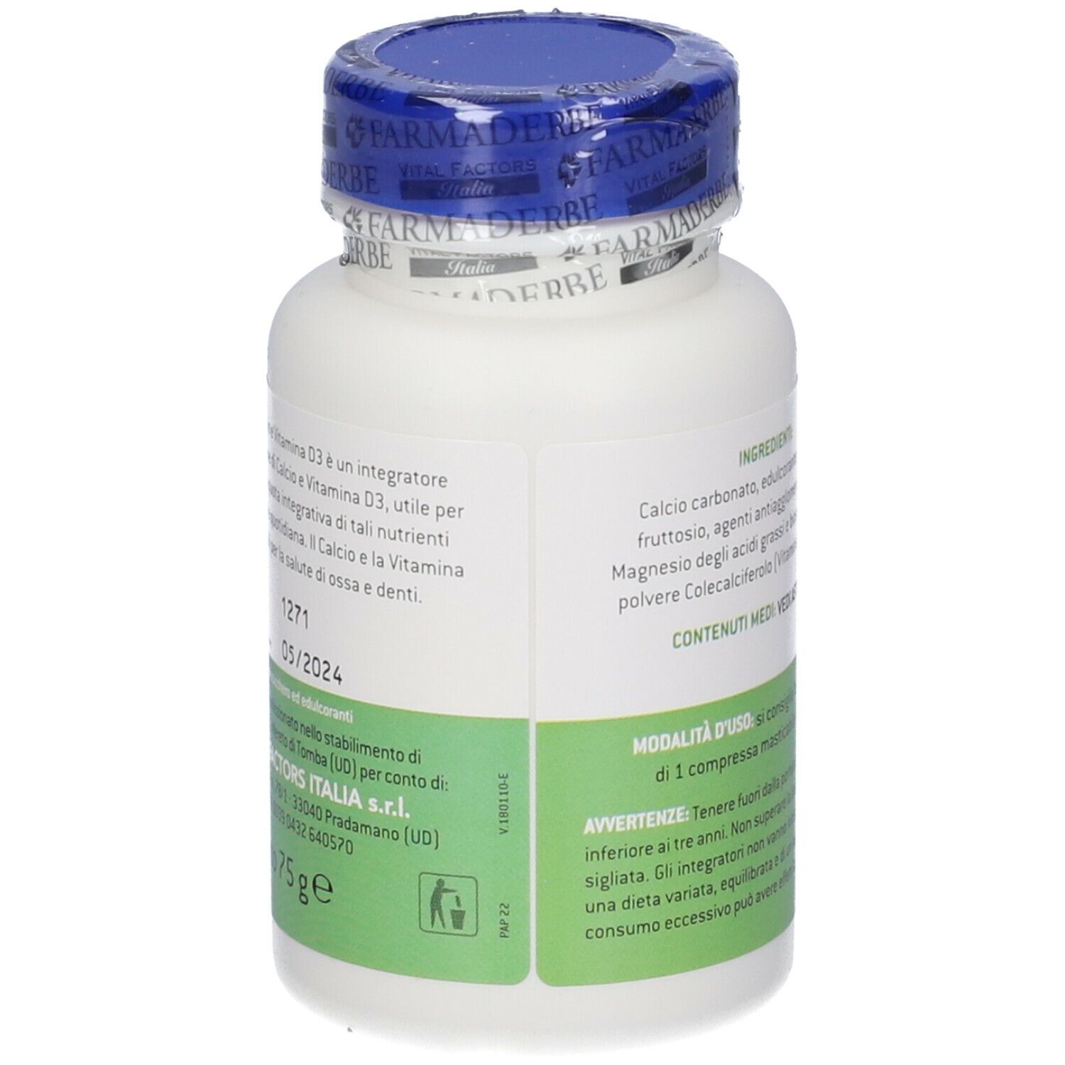 Faramderbe Reinforce Calcio+Vitamina D Compresse Masticabili