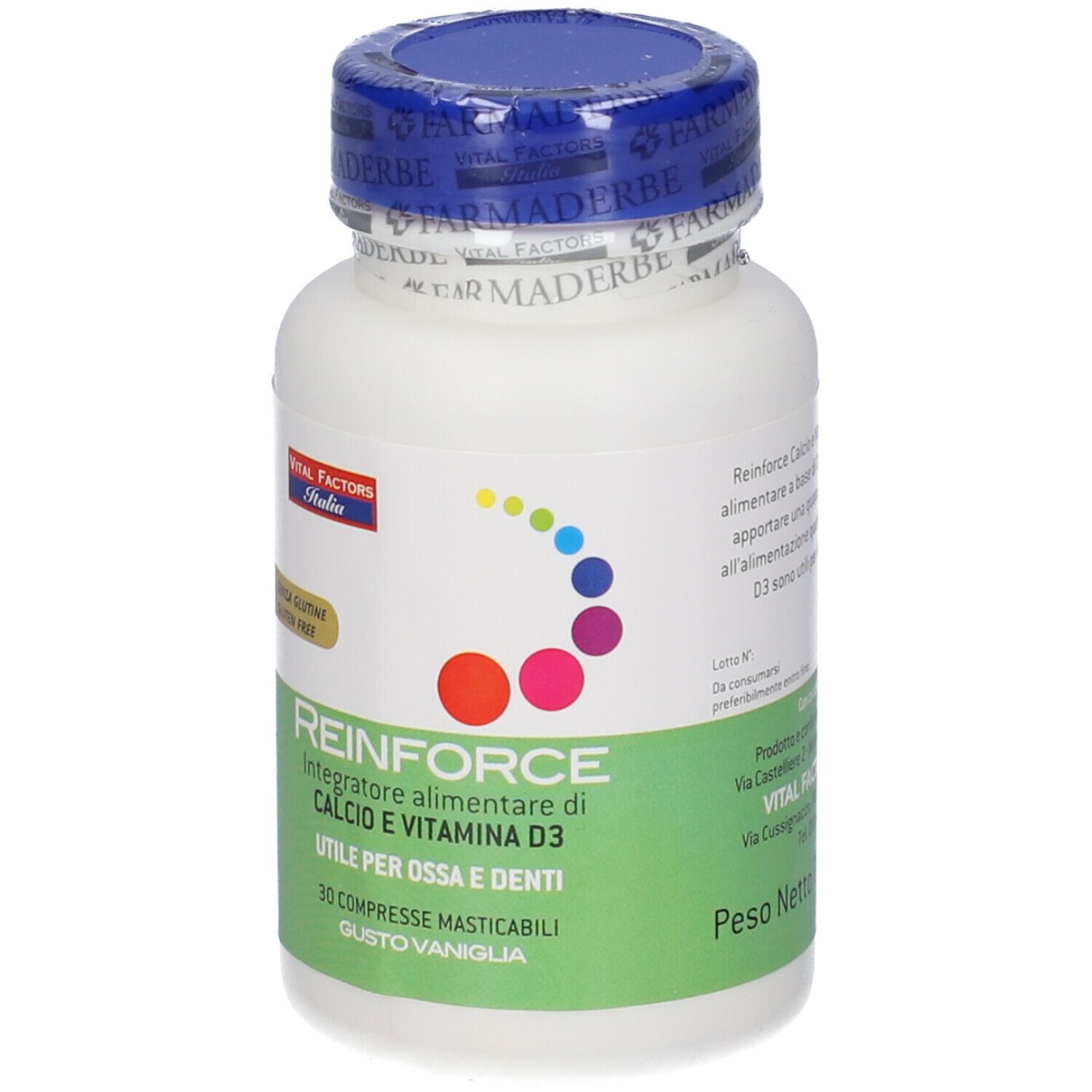 Faramderbe Reinforce Calcio+Vitamina D Compresse Masticabili