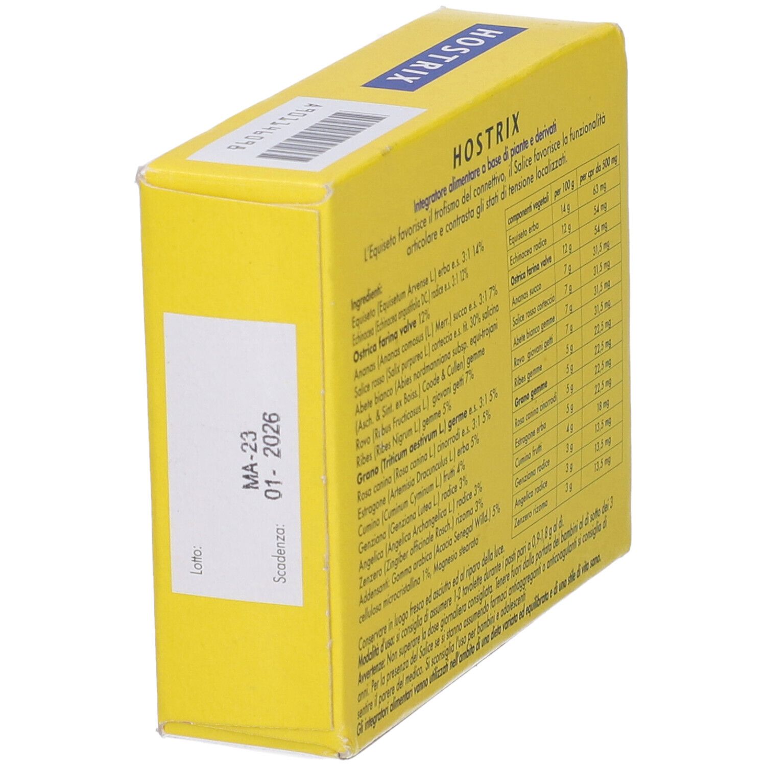 Hostrix 100 Tavolette 0,44G 776