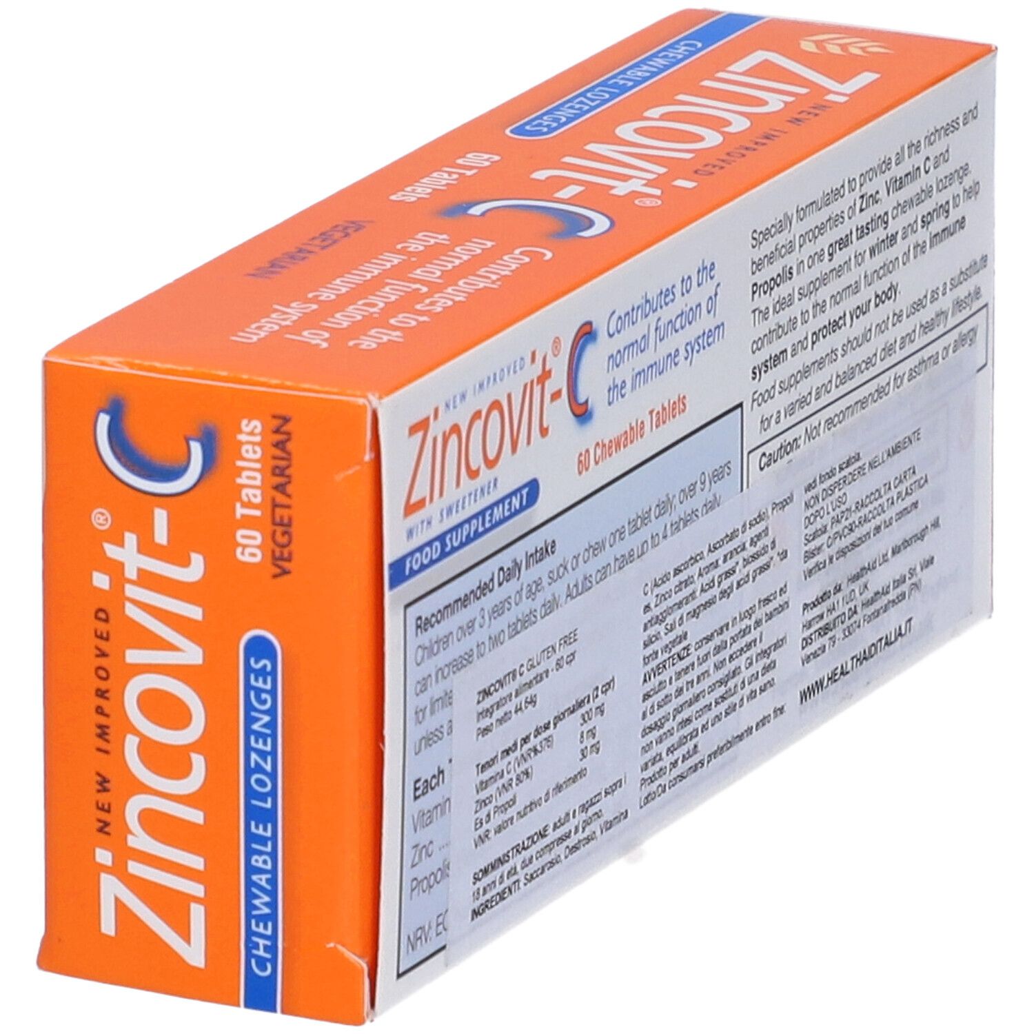 Zincovit C Blister 60 Tavolette