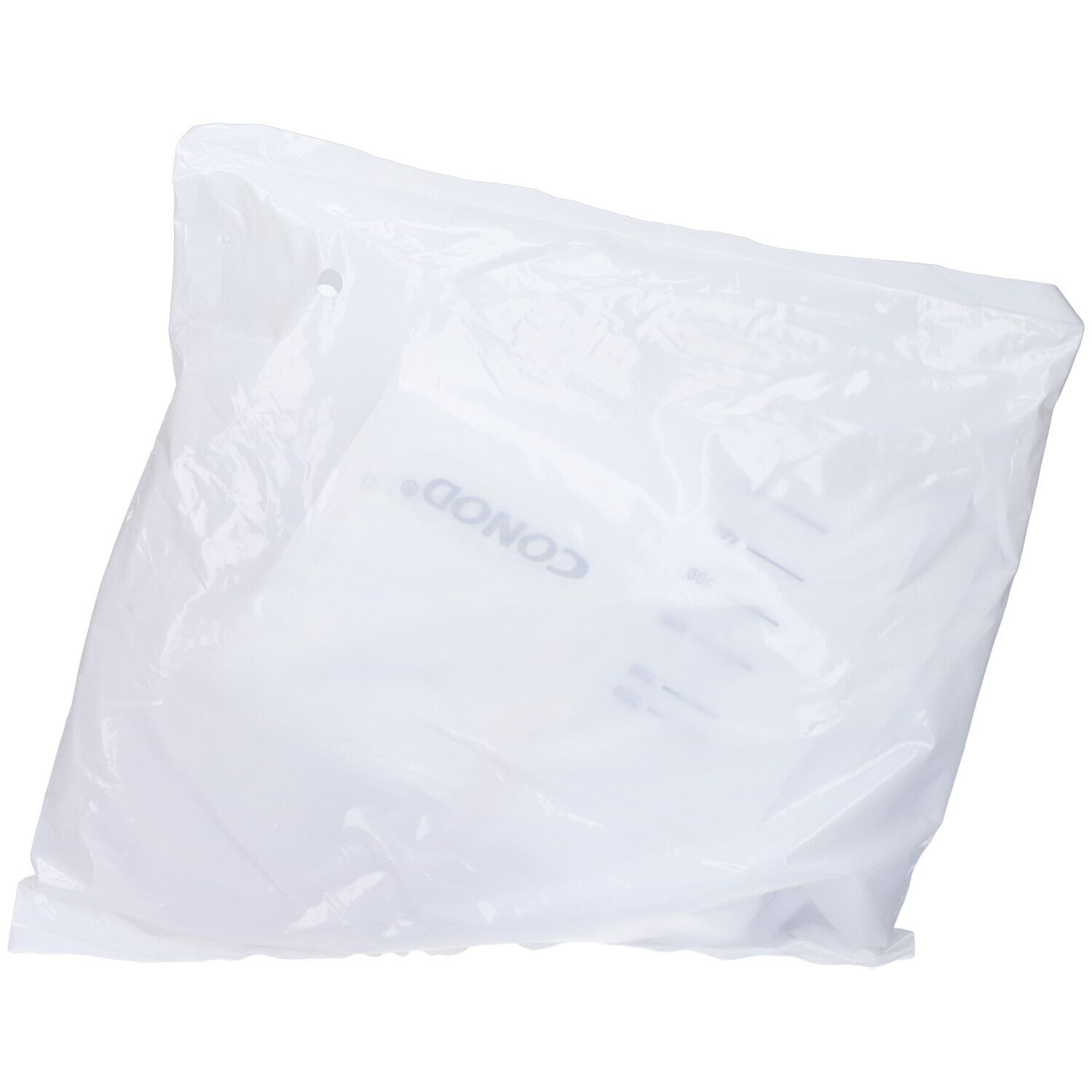 Sacca Raccogli Urina Da Gamba Per Incontinenza In Pvc 750 Ml Tubo Raccordo Diritto 30 Cm+Rubinetto Scarico+Valvola Antireflusso+2 Fasce A Bottoni 10 Pezzi