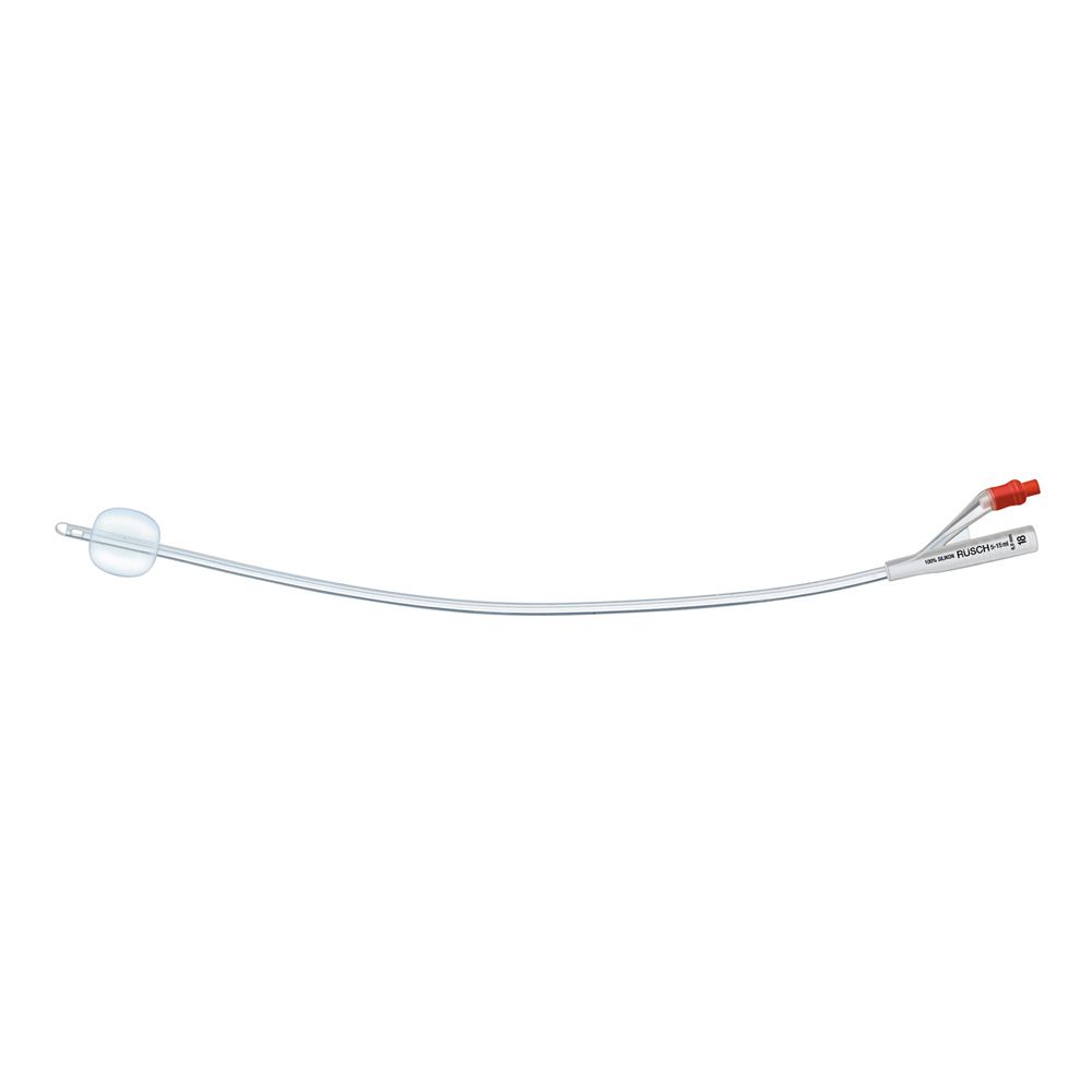 Catetere Foley In Silicone Per Adulti Brillant Plus 2 Vie Senza Scanalature Ch18 Lunghezza 41 Cm Palloncino 10 Ml Punta Cilindrica 2 Fori 1 Pezzo
