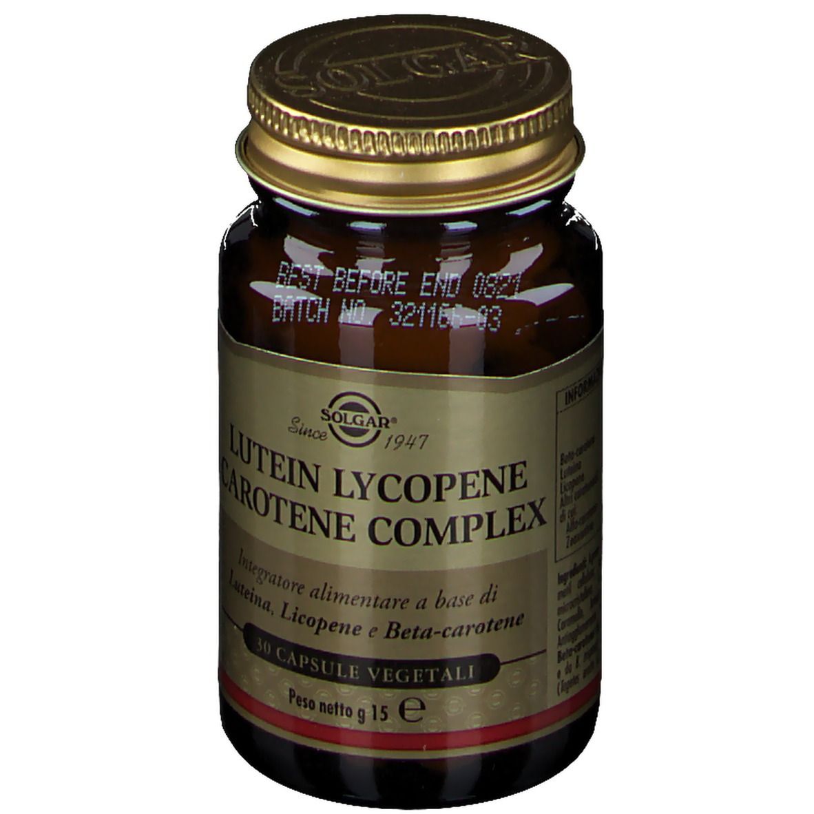 SOLGAR® Lutein Lycopene Carotene Complex
