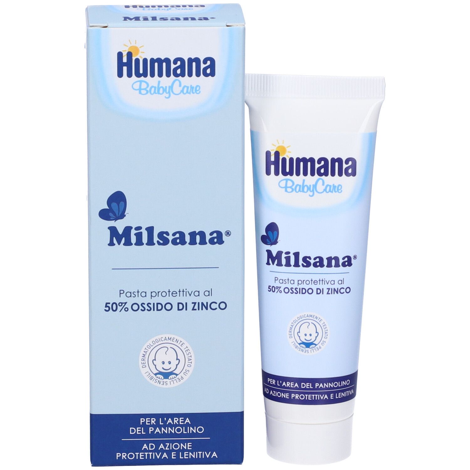 Humana Baby Milsana® Pasta protettiva con Ossido di Zinco