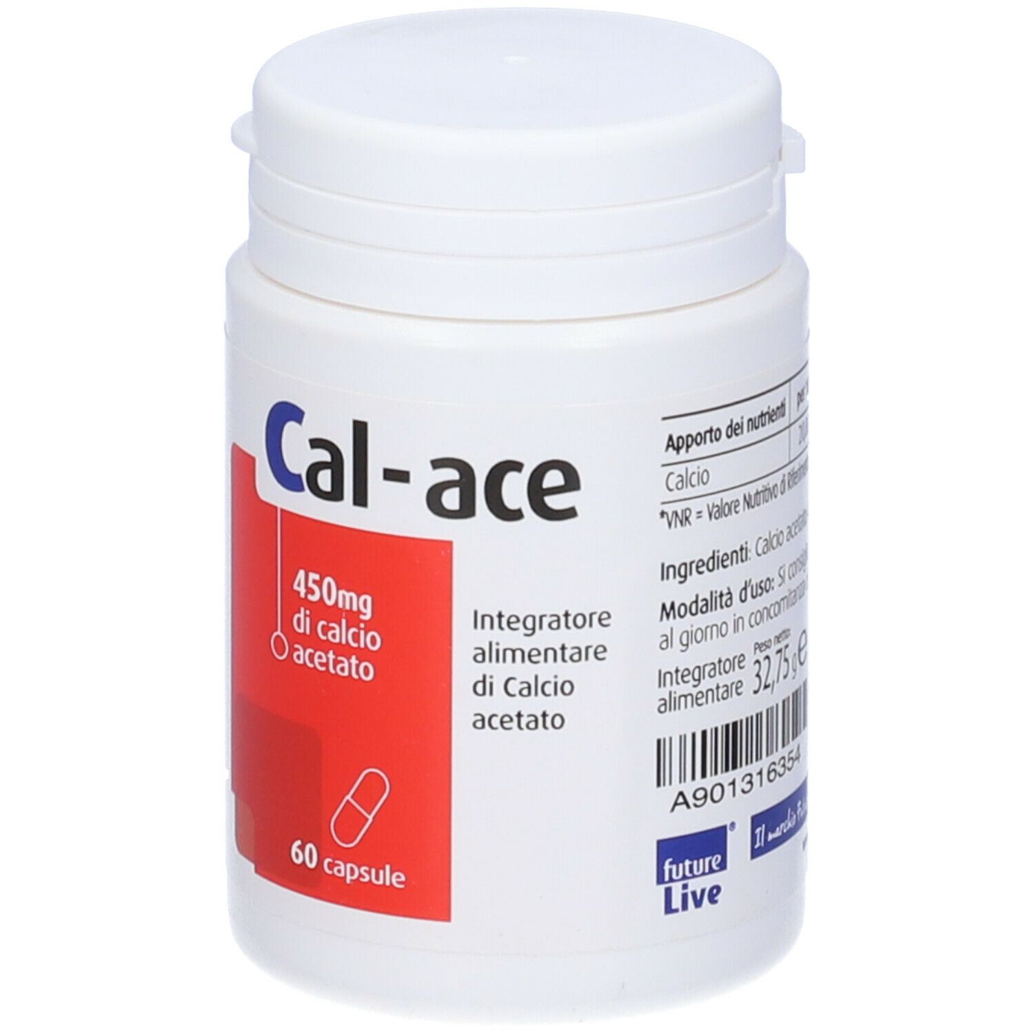 Calace Calcio Acetato 60 Capsule