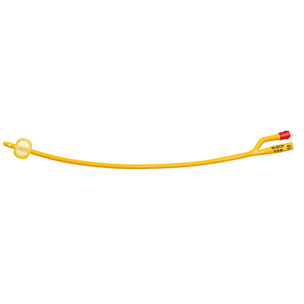 Catetere Foley A Media Permanenza  Rusch Gold Plus A 2 Vie In Silkolatex Lattice-Silicone Per Adulto Ch24 Lunghezza 40 Cm Punta Cilindrica A 2 Fori Palloncino 5-15 Ml 1 Pezzo