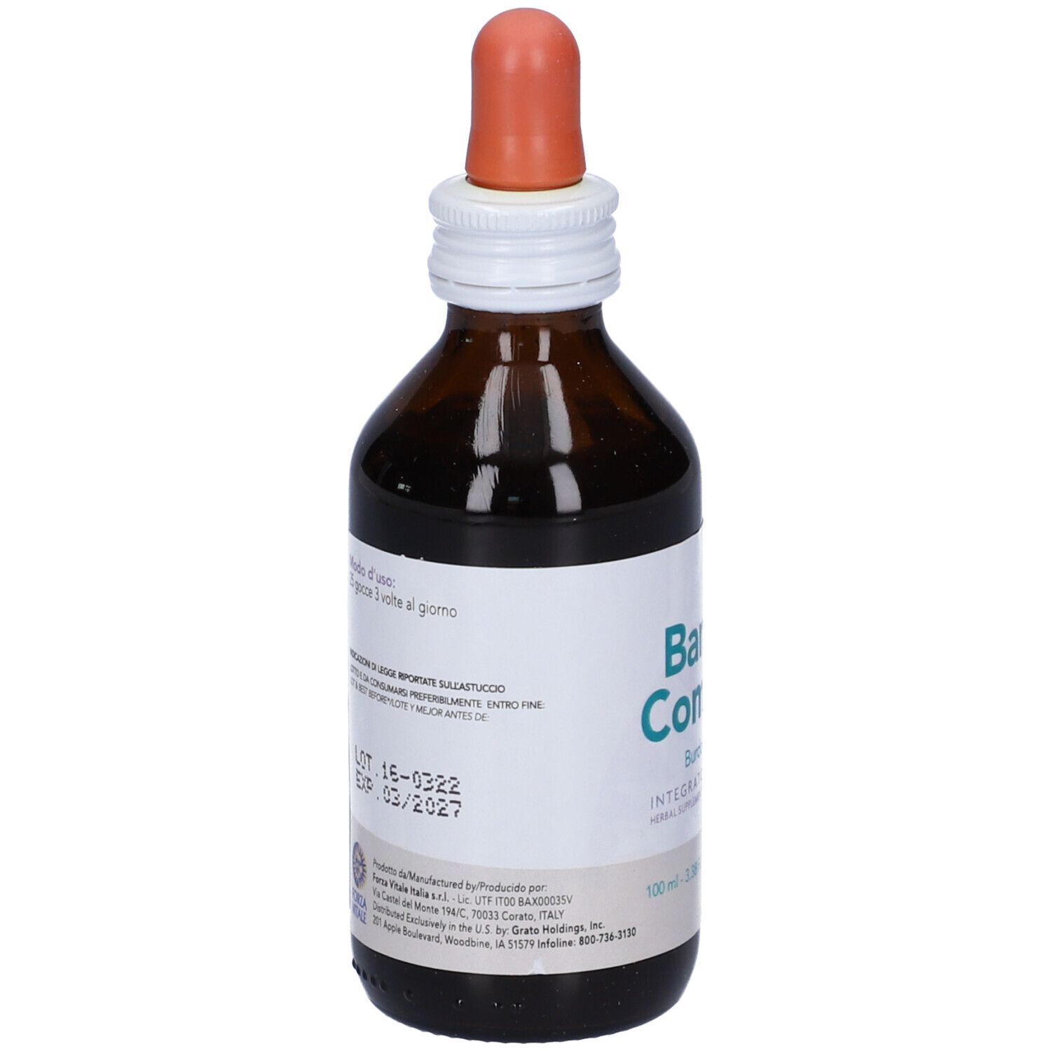 Ecosol Bardana Composta Gocce 100 Ml