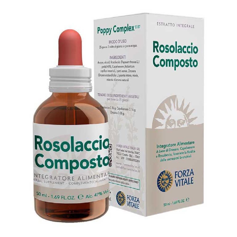 Ecosol Rosolaccio Composto Gocce 50 Ml
