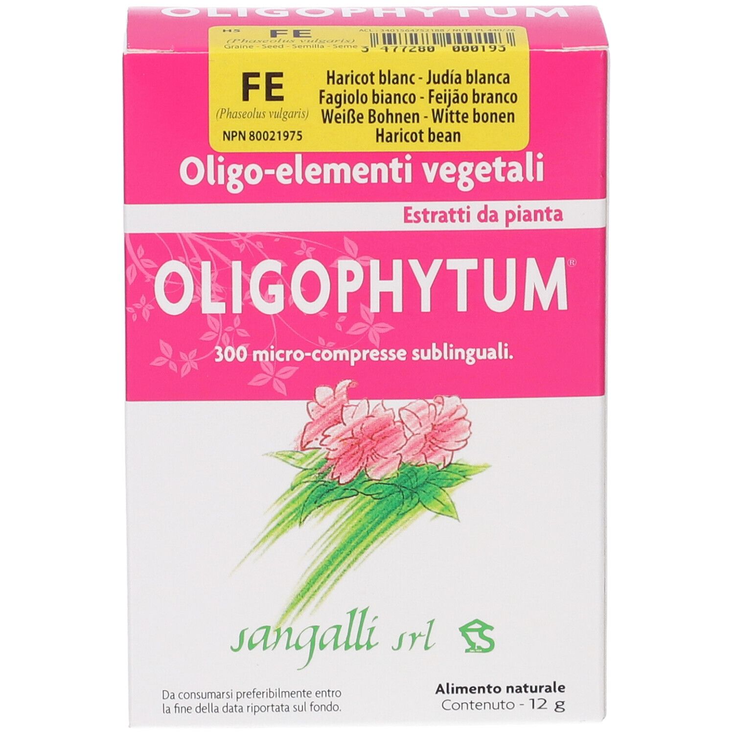 Oligophytum FE – Ferro estratto dal Fagiolo Bianco